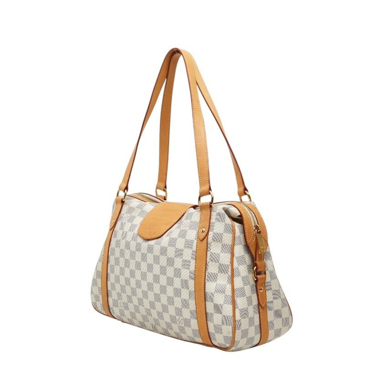Louis Vuitton Ivory White Pvc Leather Handbag Tote Bag (Pre-Owned)