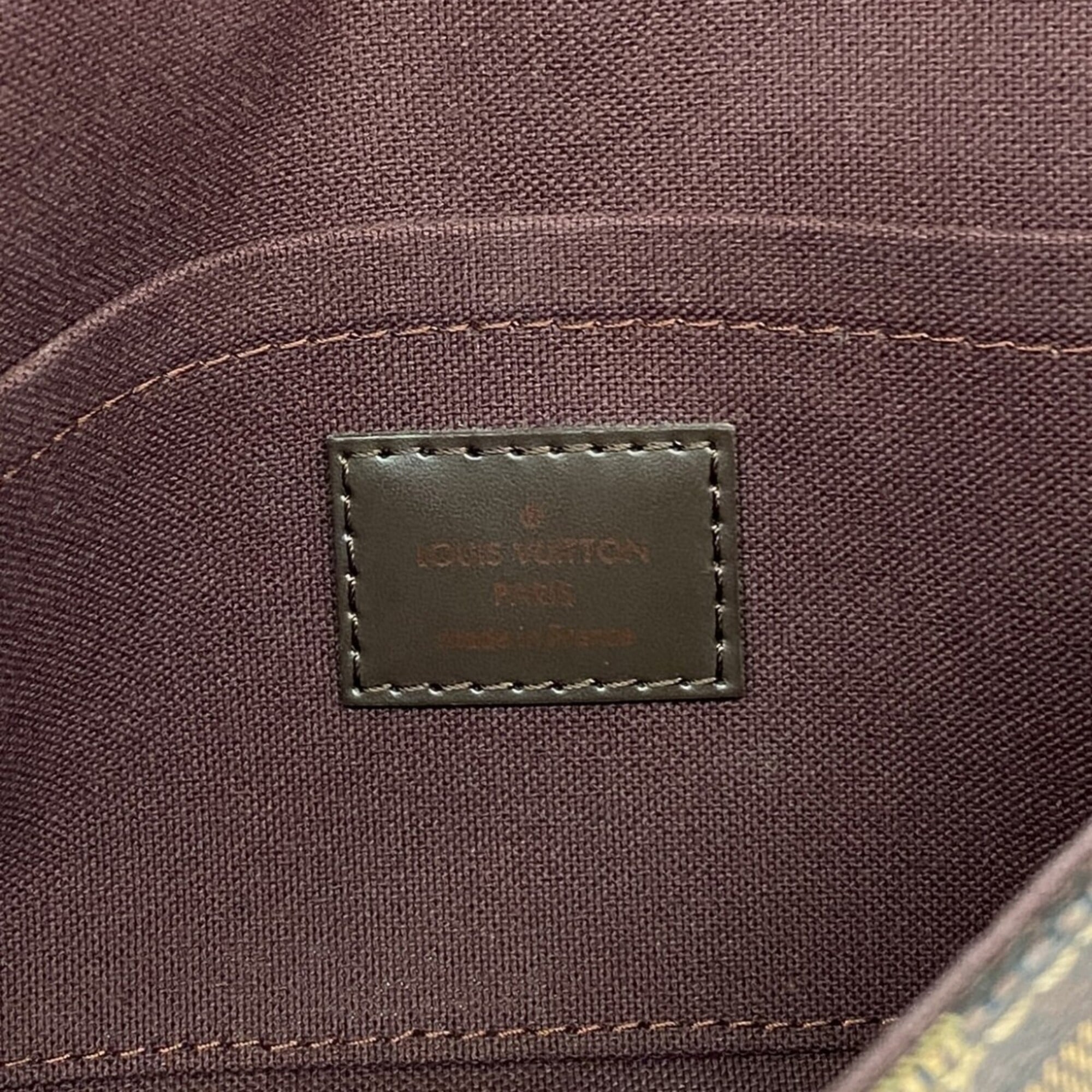 Louis Vuitton Ebene Handbag (Pre-Owned)