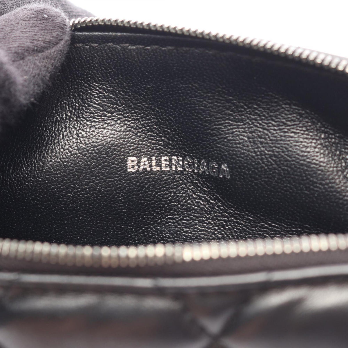 Balenciaga Black Leather Shoulder Bag (Pre-Owned)