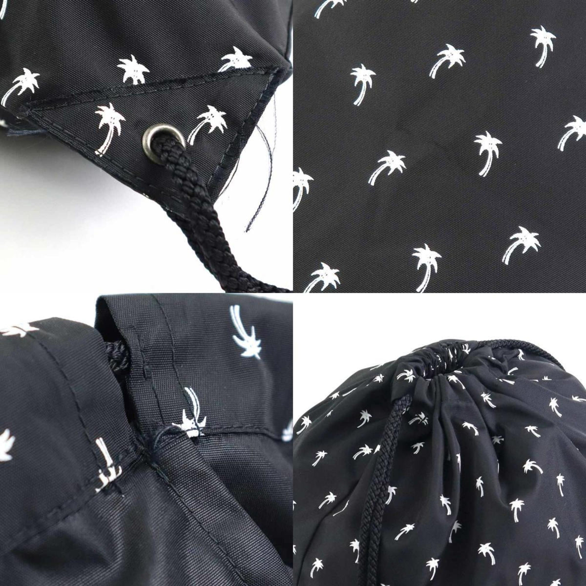 Saint Laurent Black White Nylon Backpack (Pre-Owned)