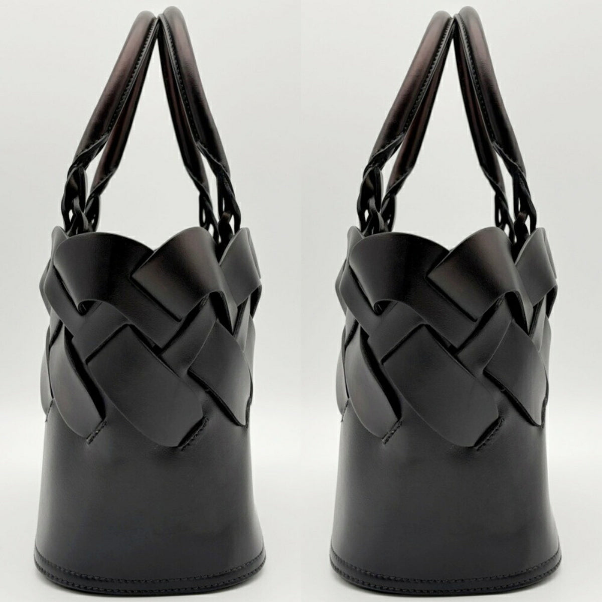 Prada Black Leather Tote Bag (Pre-Owned)