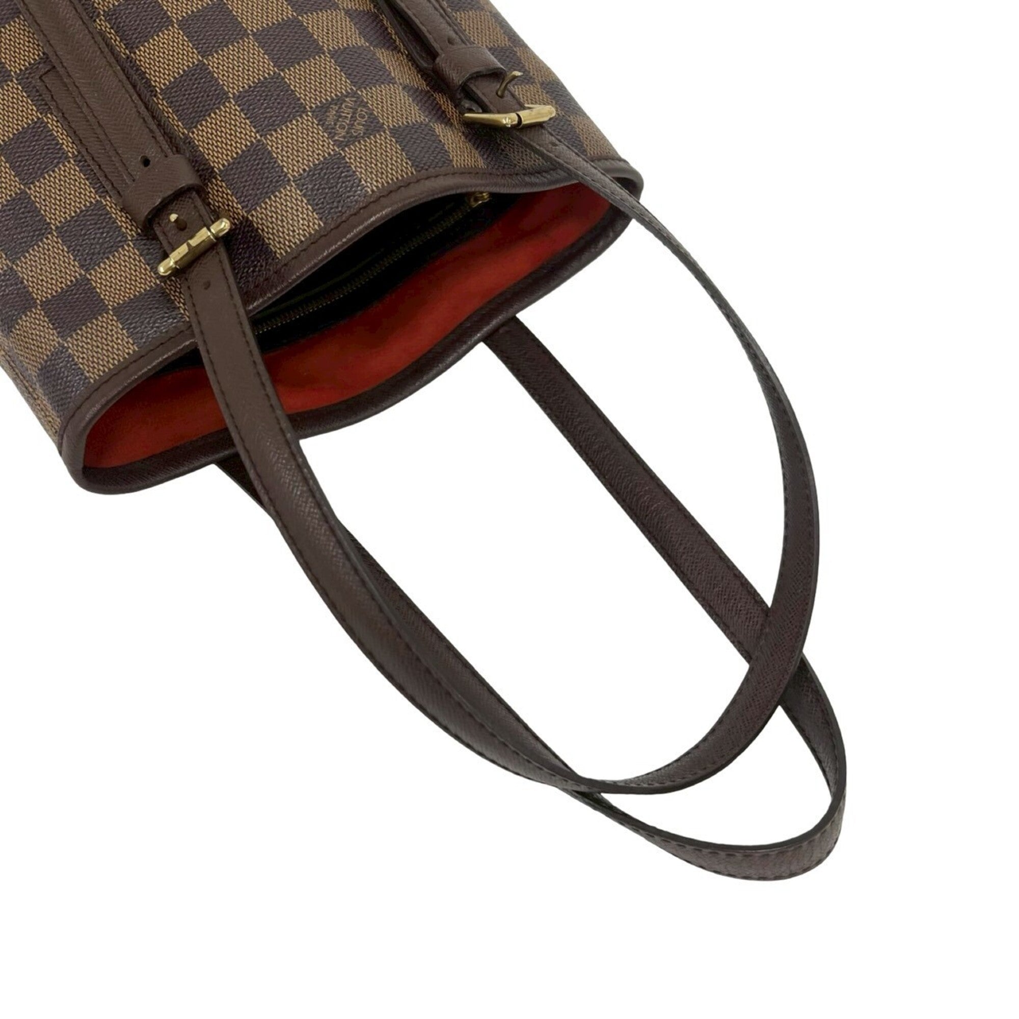 Louis Vuitton Brown Pvc Leather Handbag Shoulder Bag Tote Bag (Pre-Owned)