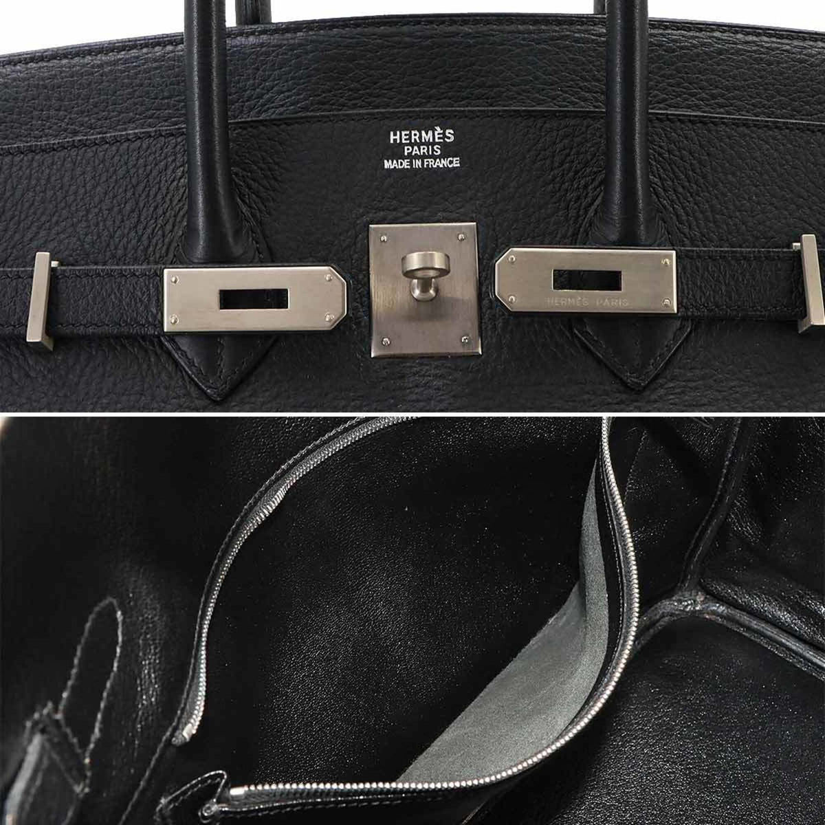 Hermes Birkin Black Togo Leather Handbag (Pre-Owned)