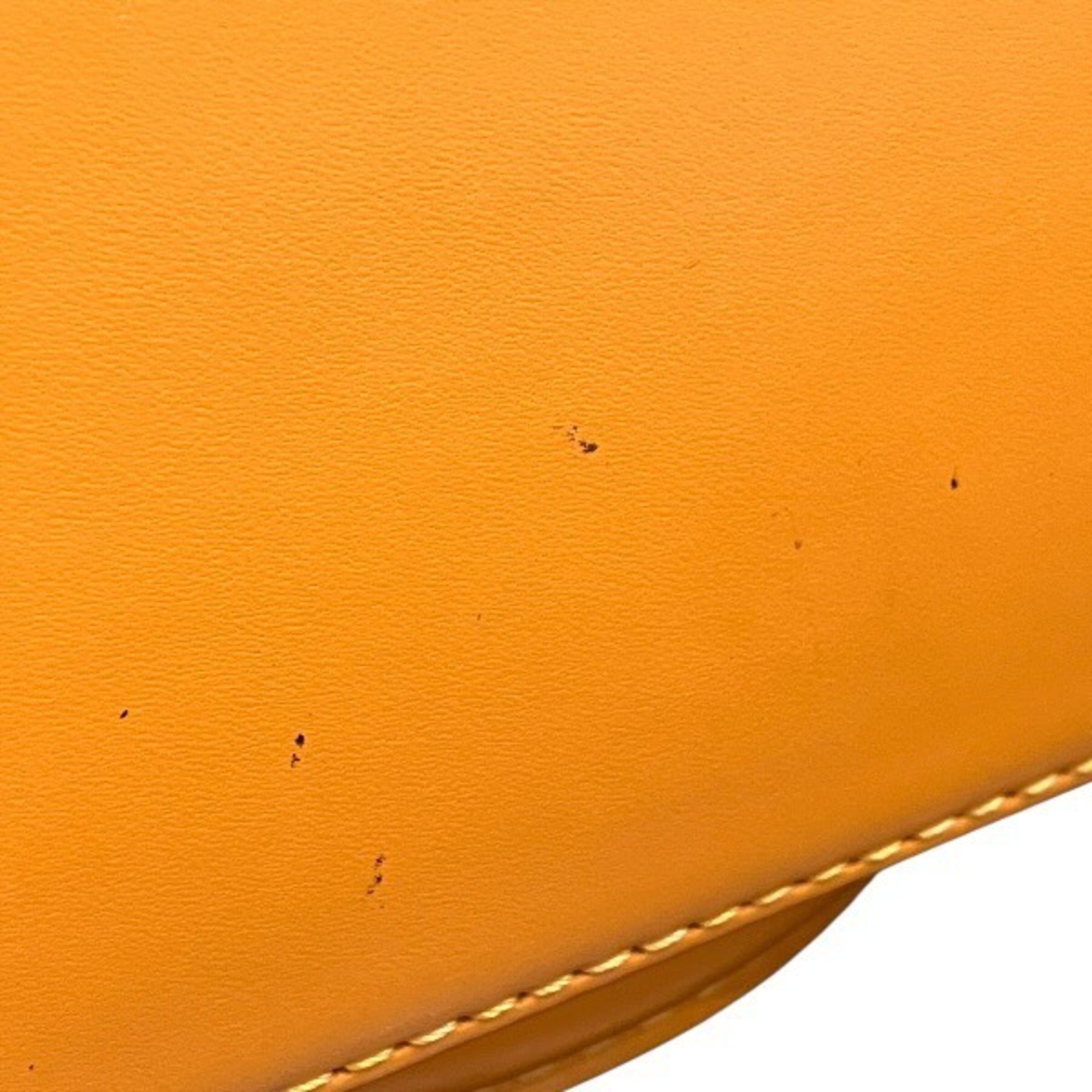 Louis Vuitton Yellow Leather Handbag (Pre-Owned)