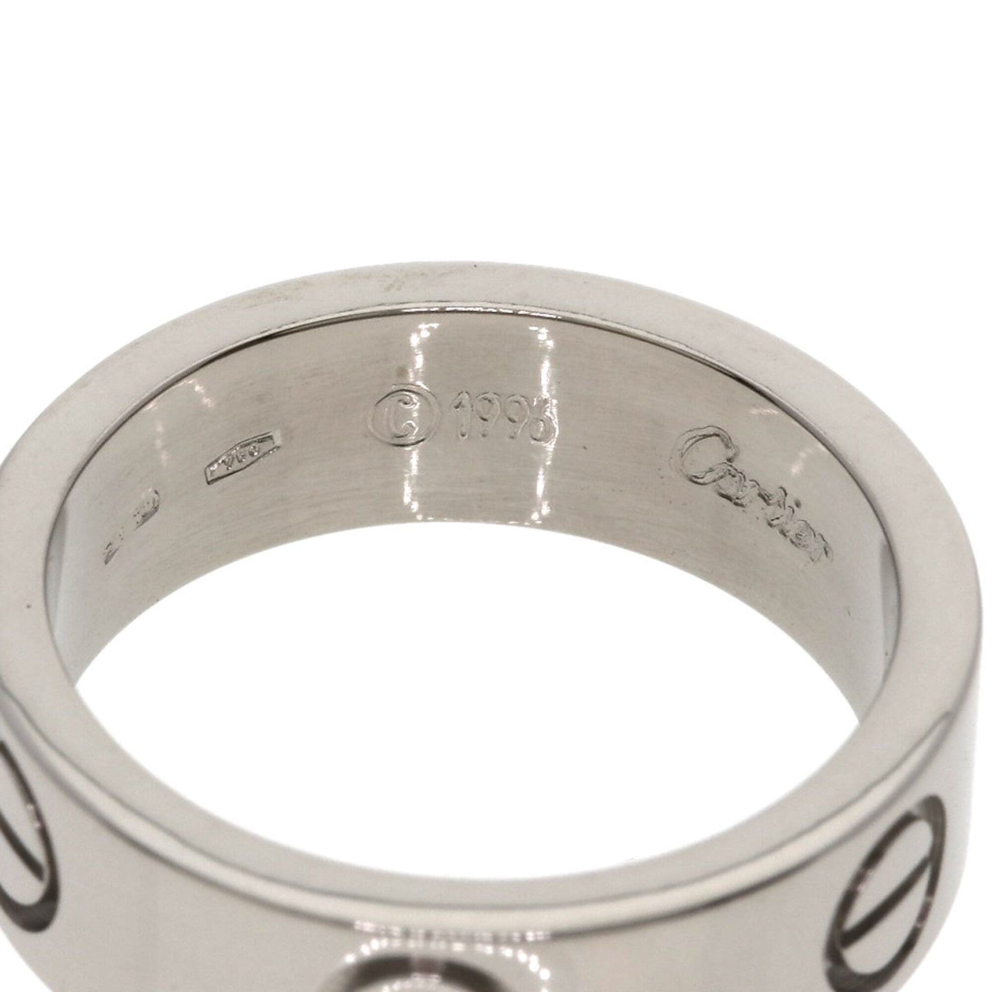 Cartier Love White Gold (18K) Band Ring (Pre-Owned)