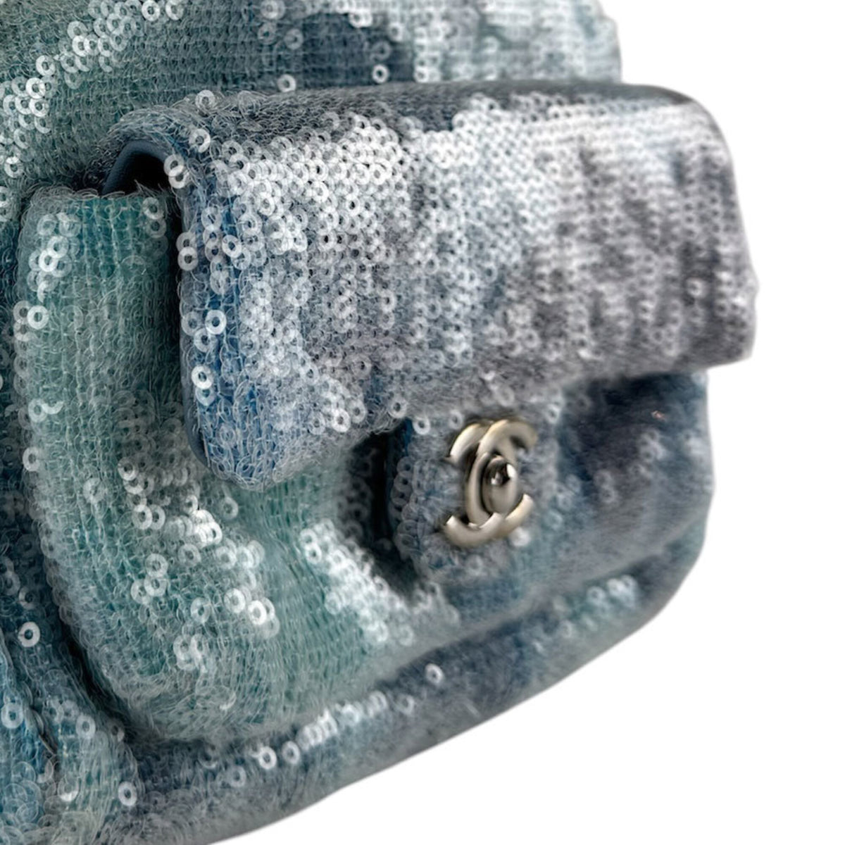 Chanel Blue Spangles Backpack (Pre-Owned)