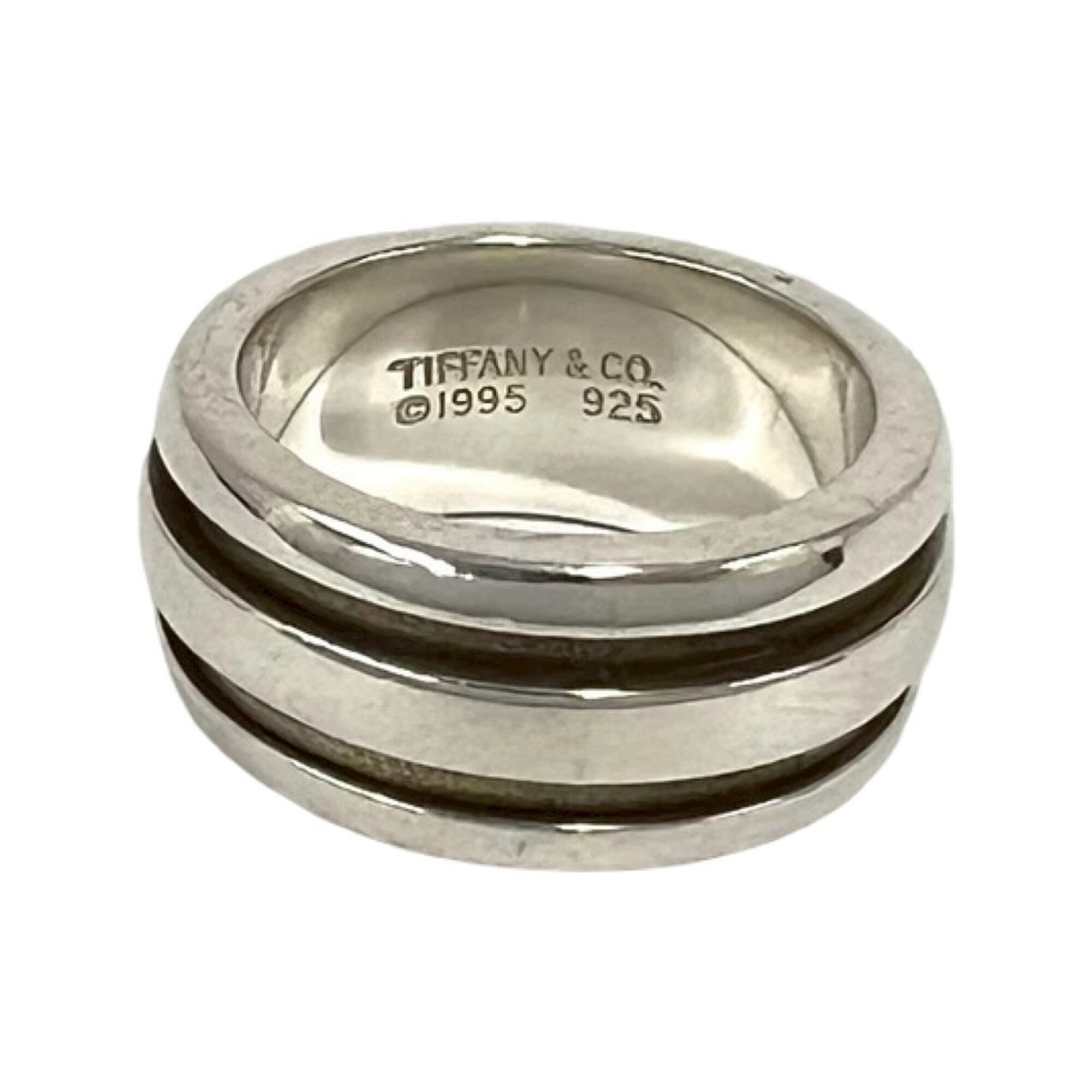 Tiffany Silver Silver 925 Band Ring (Pre-Owned)