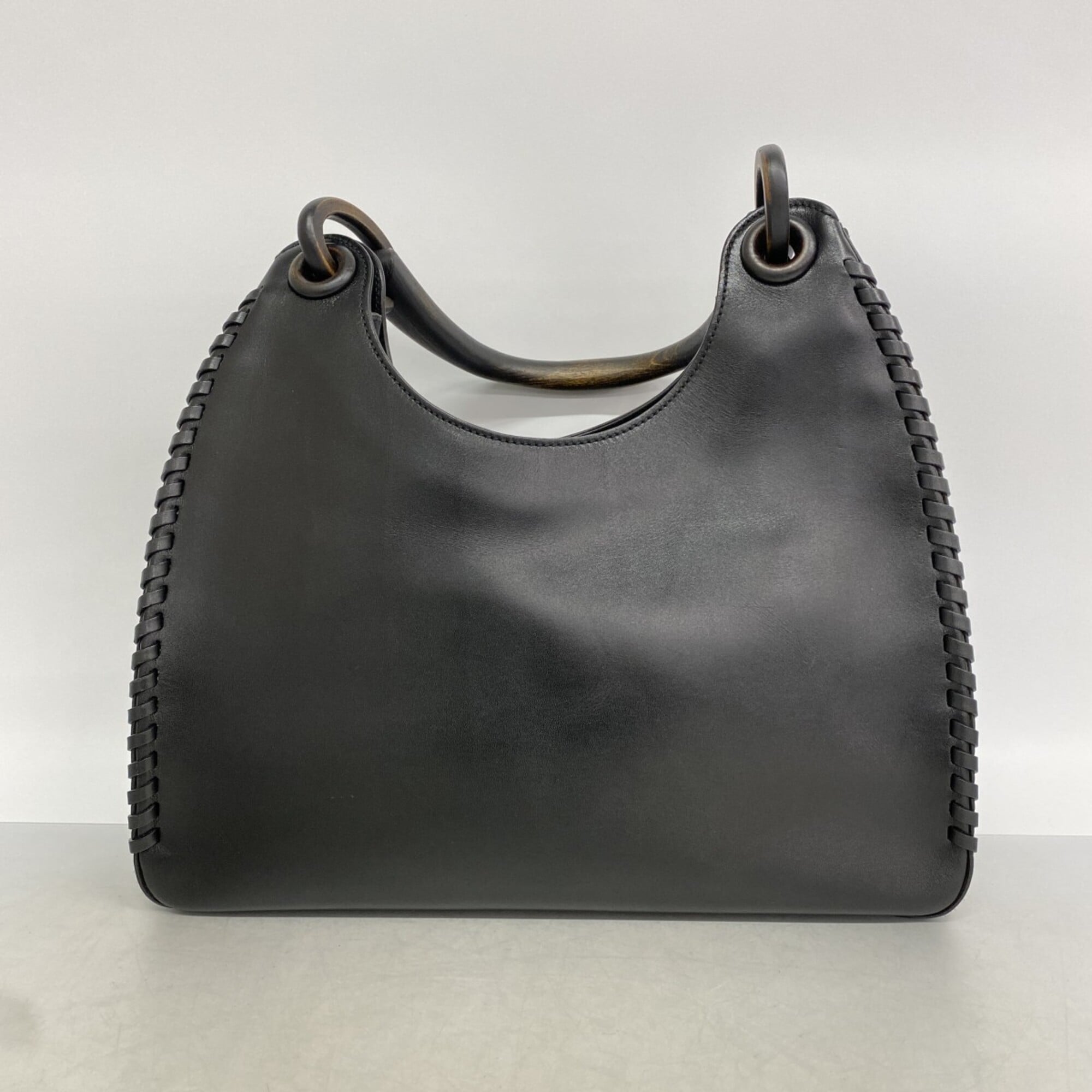 Gucci Black Leather Handbag (Pre-Owned)