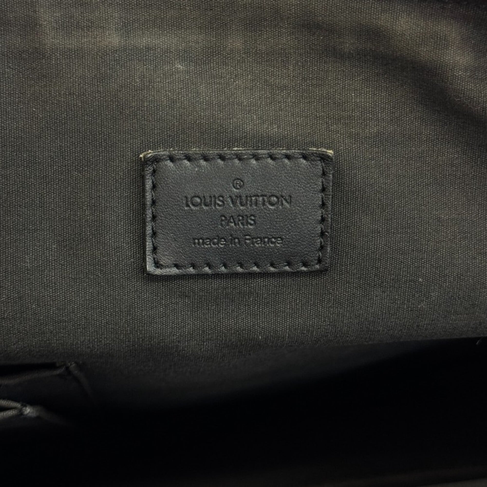 Louis Vuitton Monogram Mini Gray Navy White Monogram Mini Boston Bag Handbag (Pre-Owned)