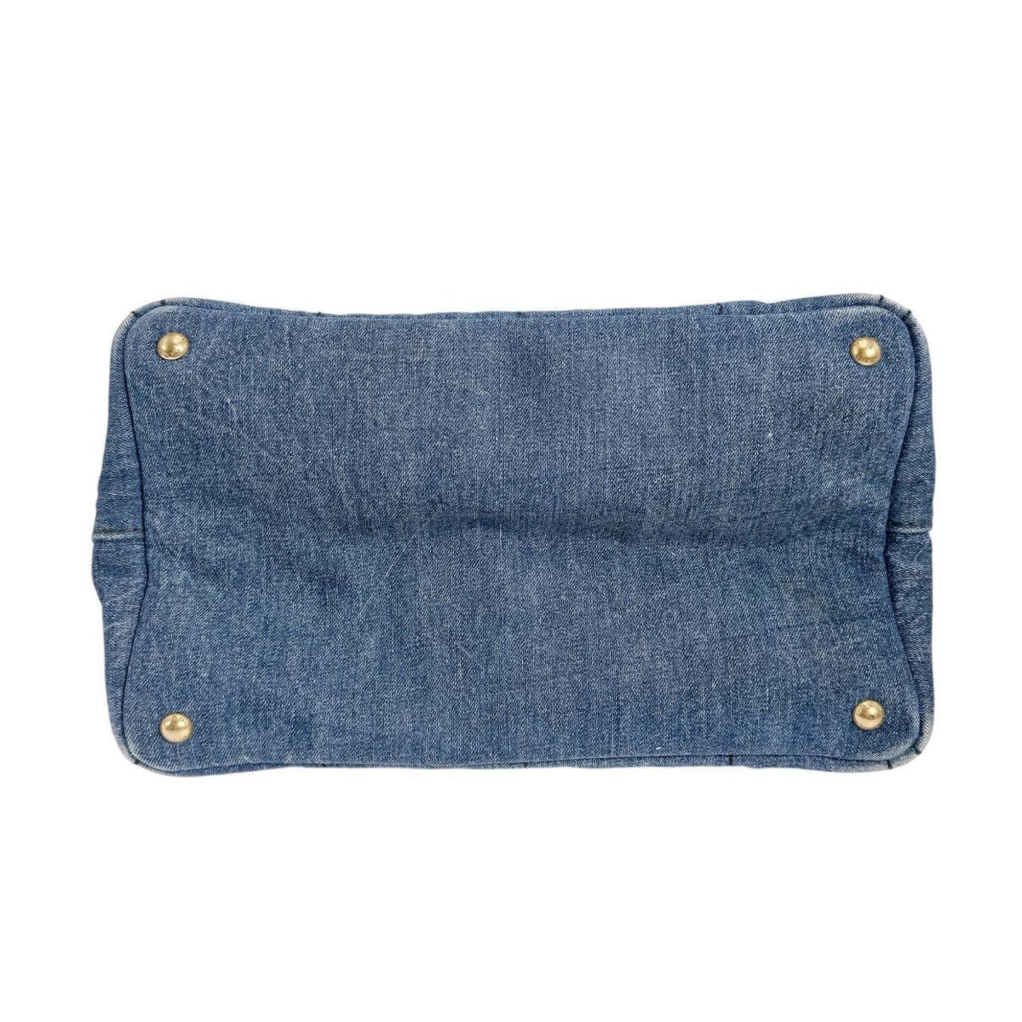 Prada Blue Denim Tote Bag (Pre-Owned)