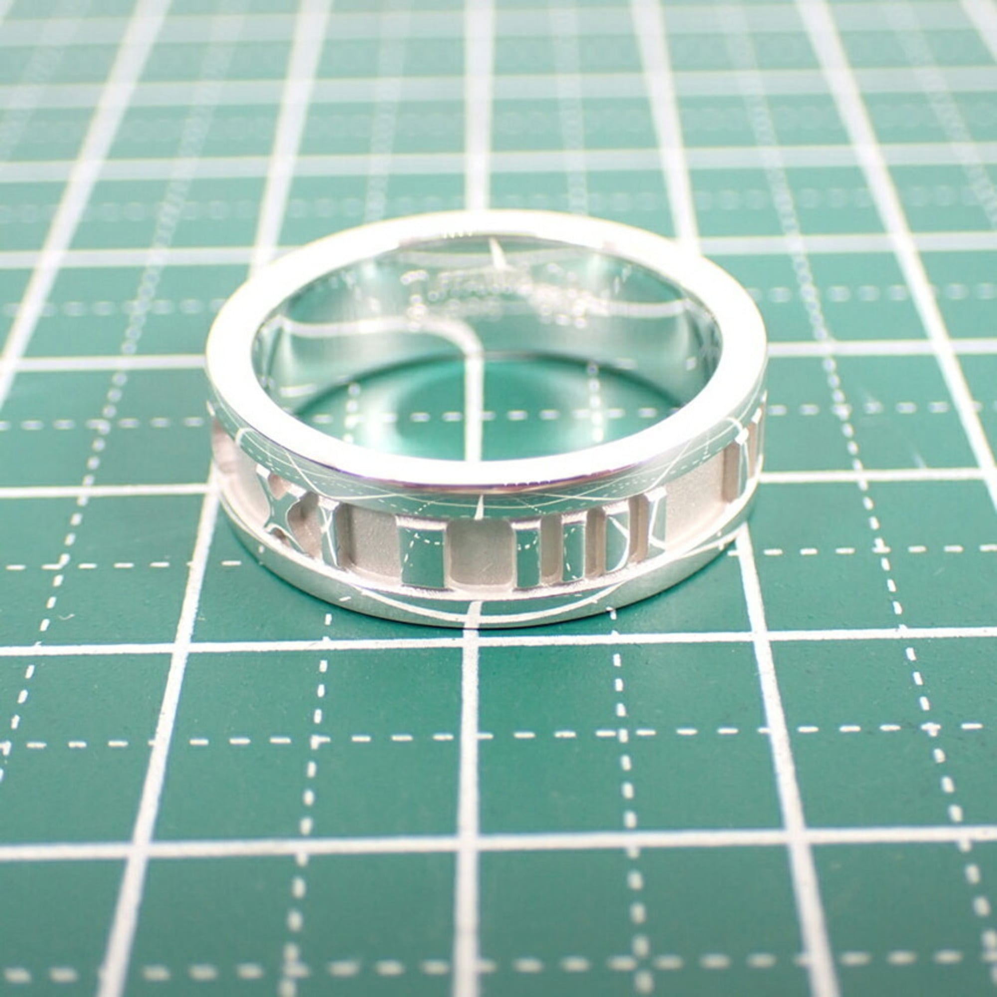 Tiffany Sterling Silver 925 Band Ring (Pre-Owned)