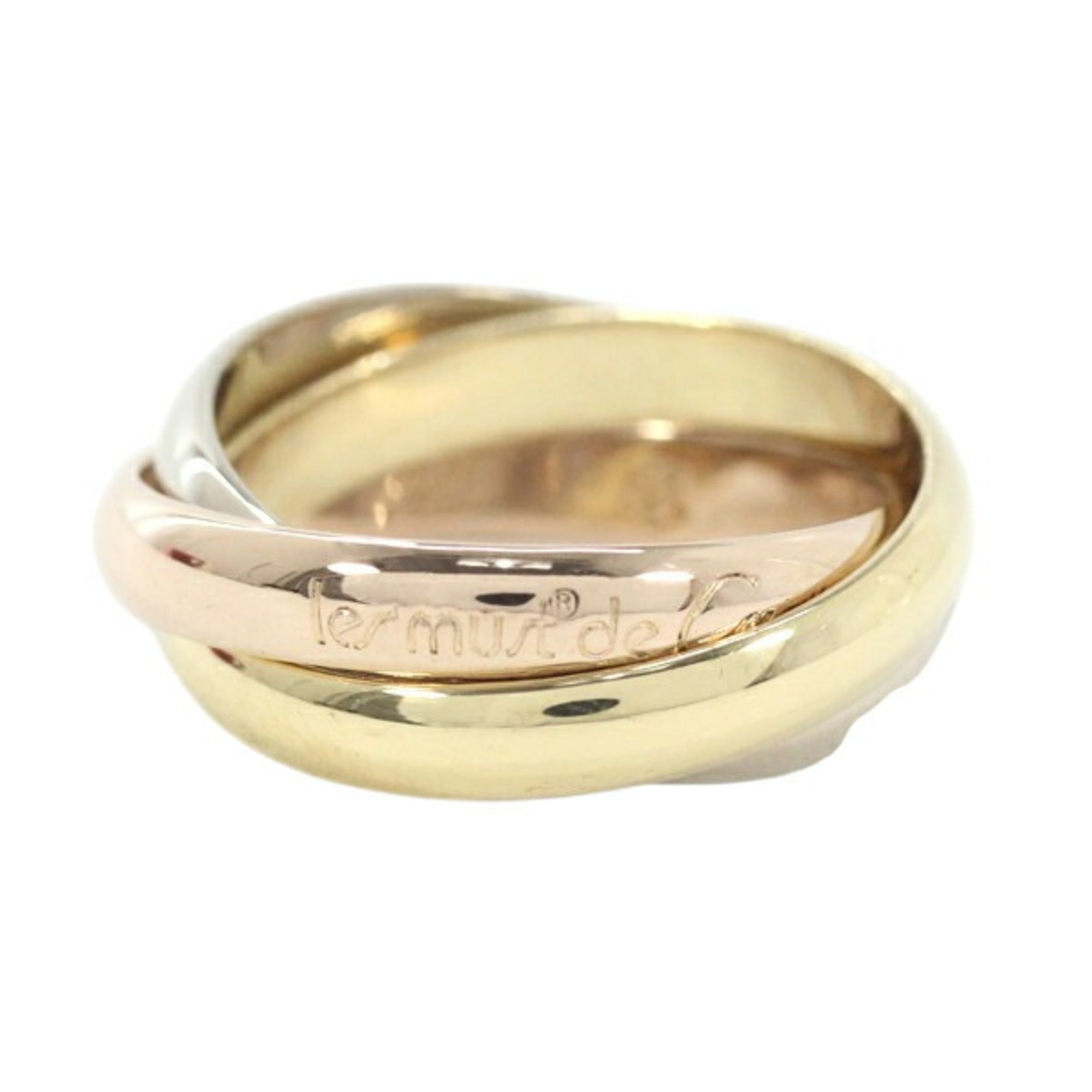 Cartier Pink Gold White Gold Yellow Gold Yellow Gold (18K) Pink Gold (18K) White Gold (18K) Band Ring (Pre-Owned)