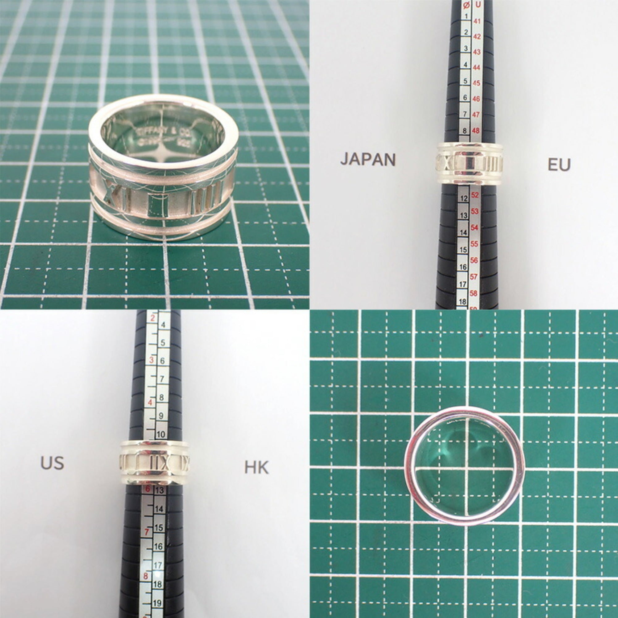 Tiffany Sterling Silver 925 Band Ring (Pre-Owned)