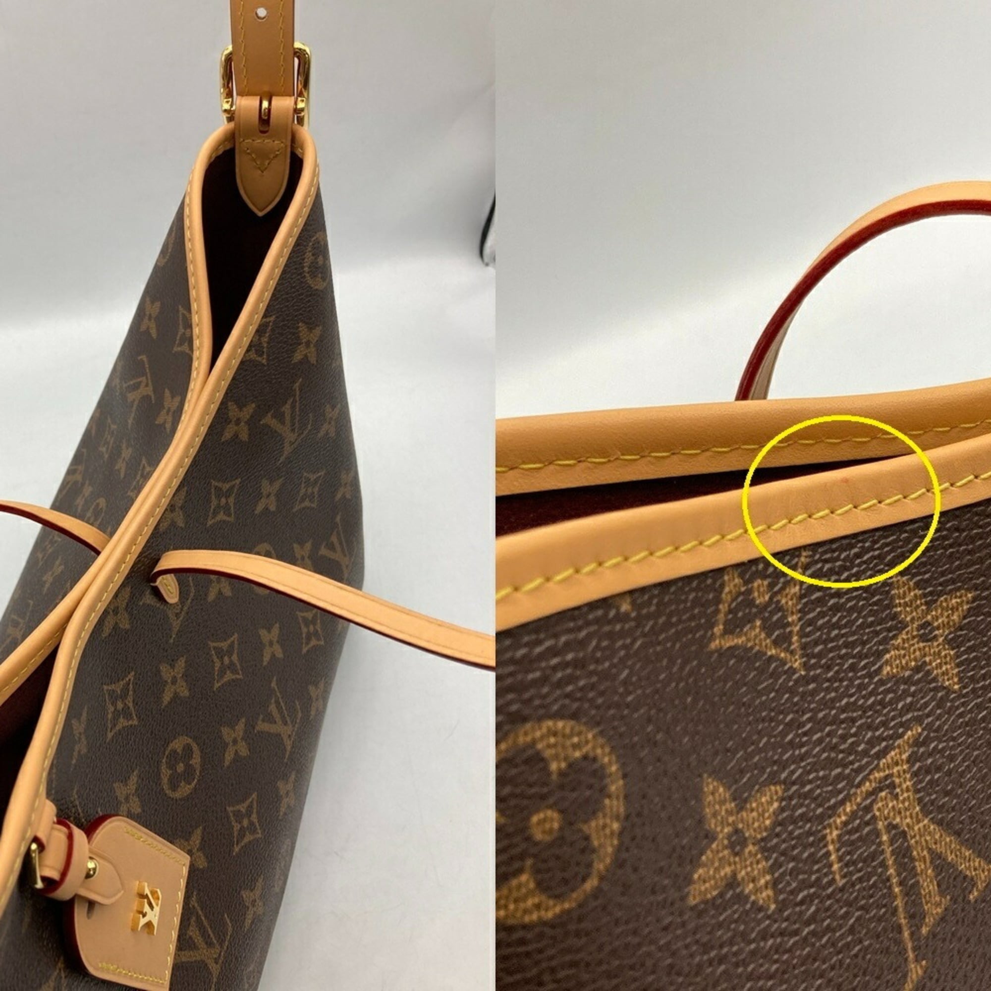 Louis Vuitton Brown Pvc Leather Shoulder Bag (Pre-Owned)