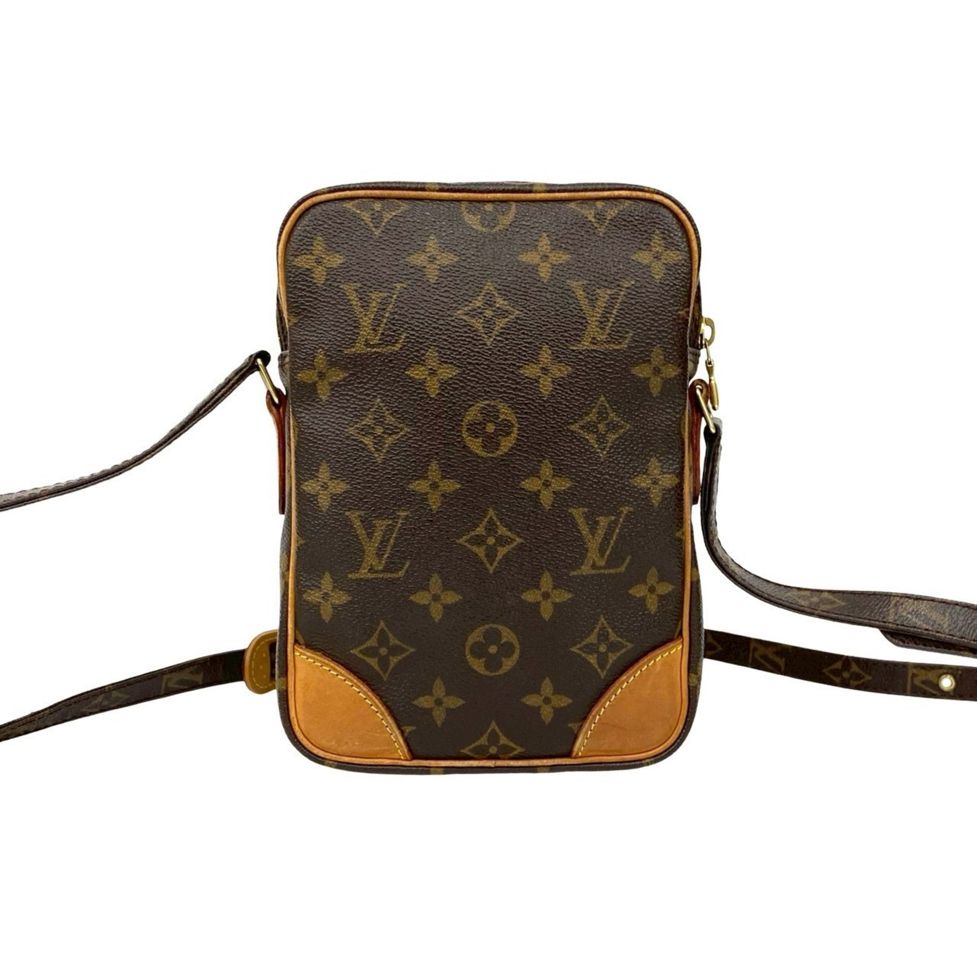 Louis Vuitton Brown Leather Pvc Pochette Shoulder Bag (Pre-Owned)