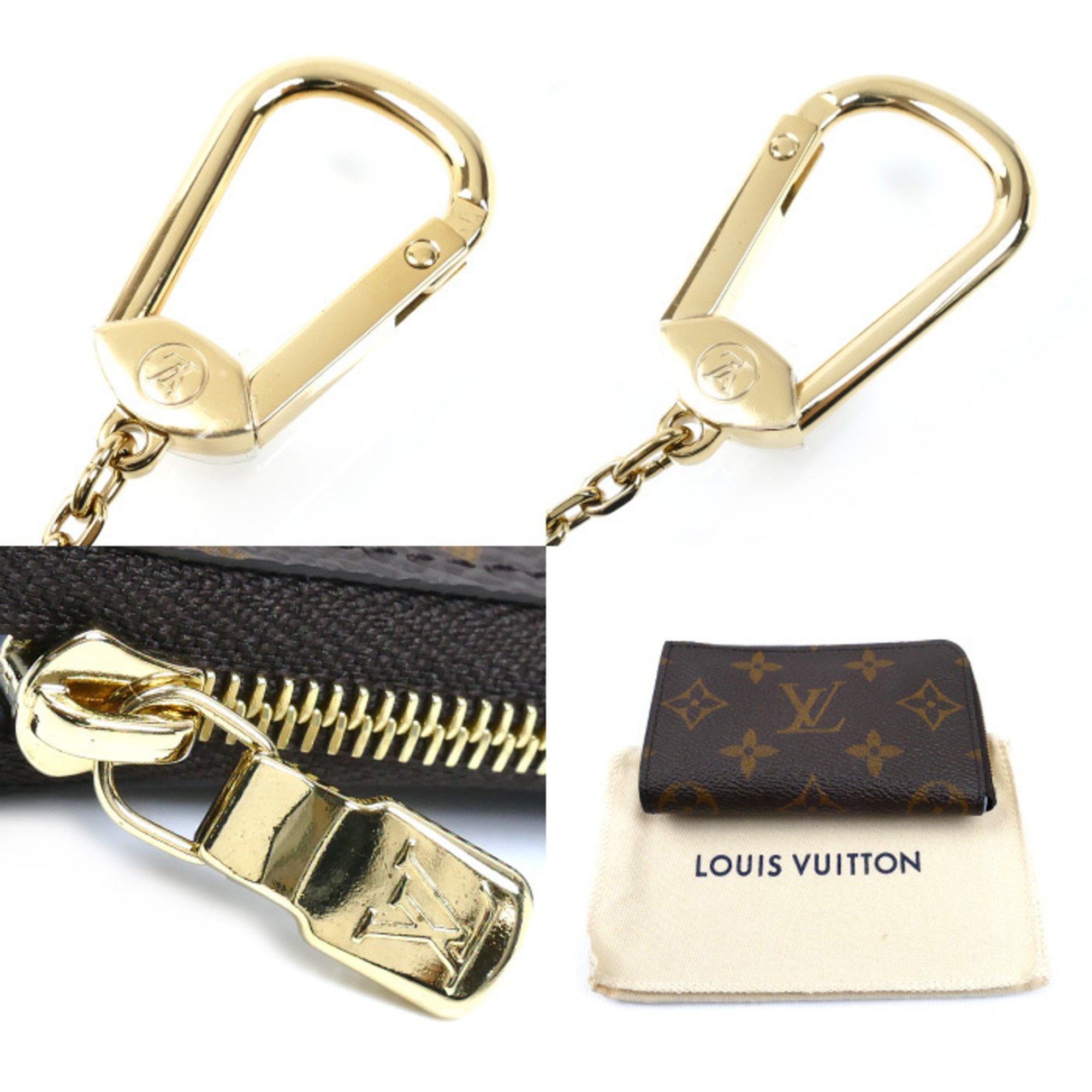 Louis Vuitton Brown Monogram Coin Purse/Coin Case (Pre-Owned)