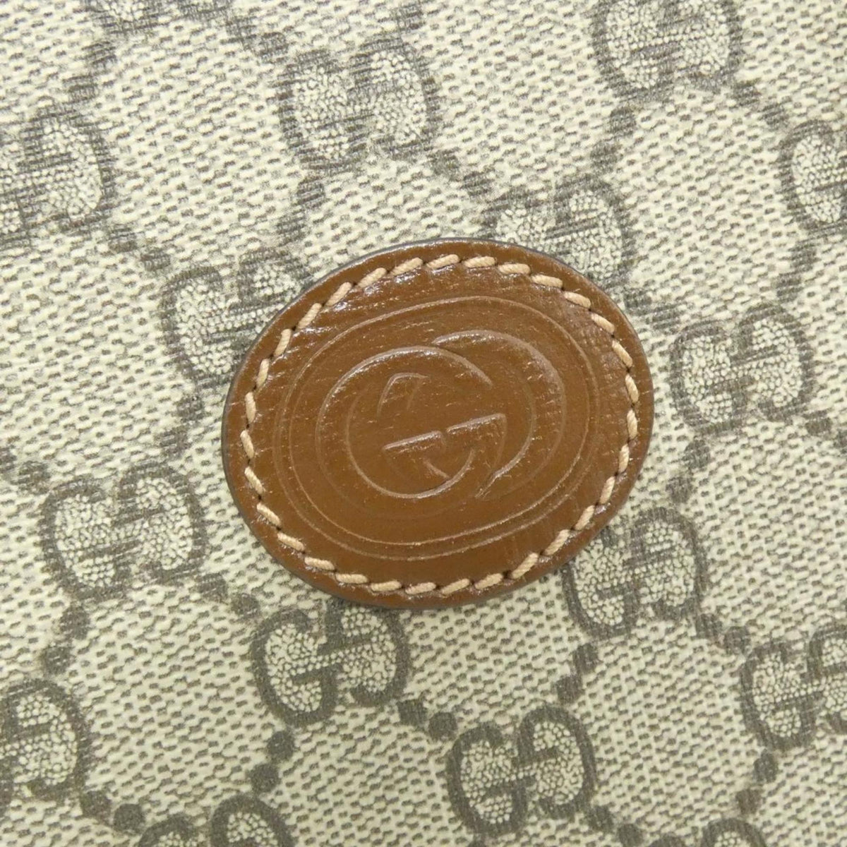 Gucci Beige Brown Gg Supreme Handbag (Pre-Owned)