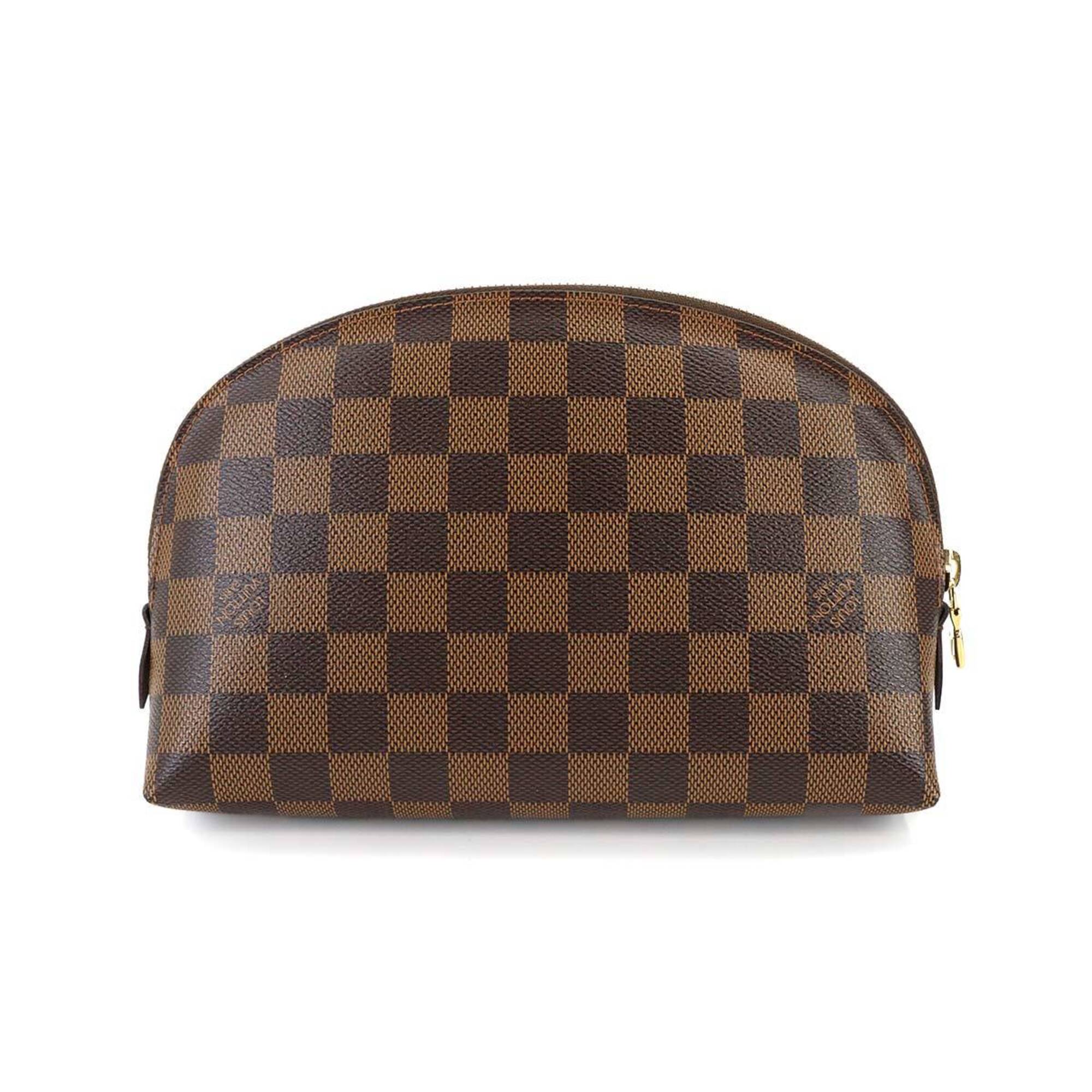 Louis Vuitton Brown Damier Canvas Ebene Damier Canvas Handbag Pochette (Pre-Owned)