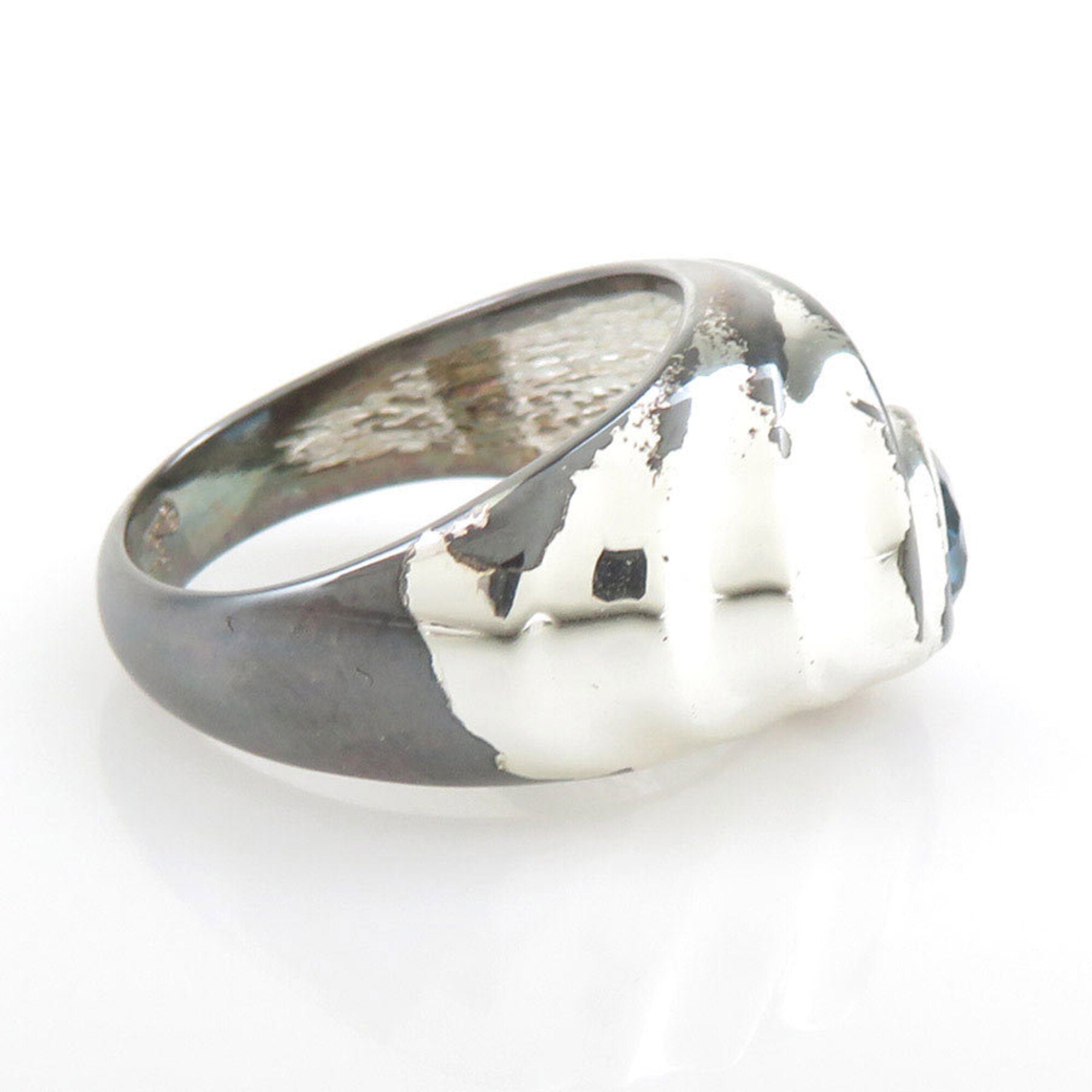 Christian Dior Silver Silver 925 Band Ring (Pre-Owned)