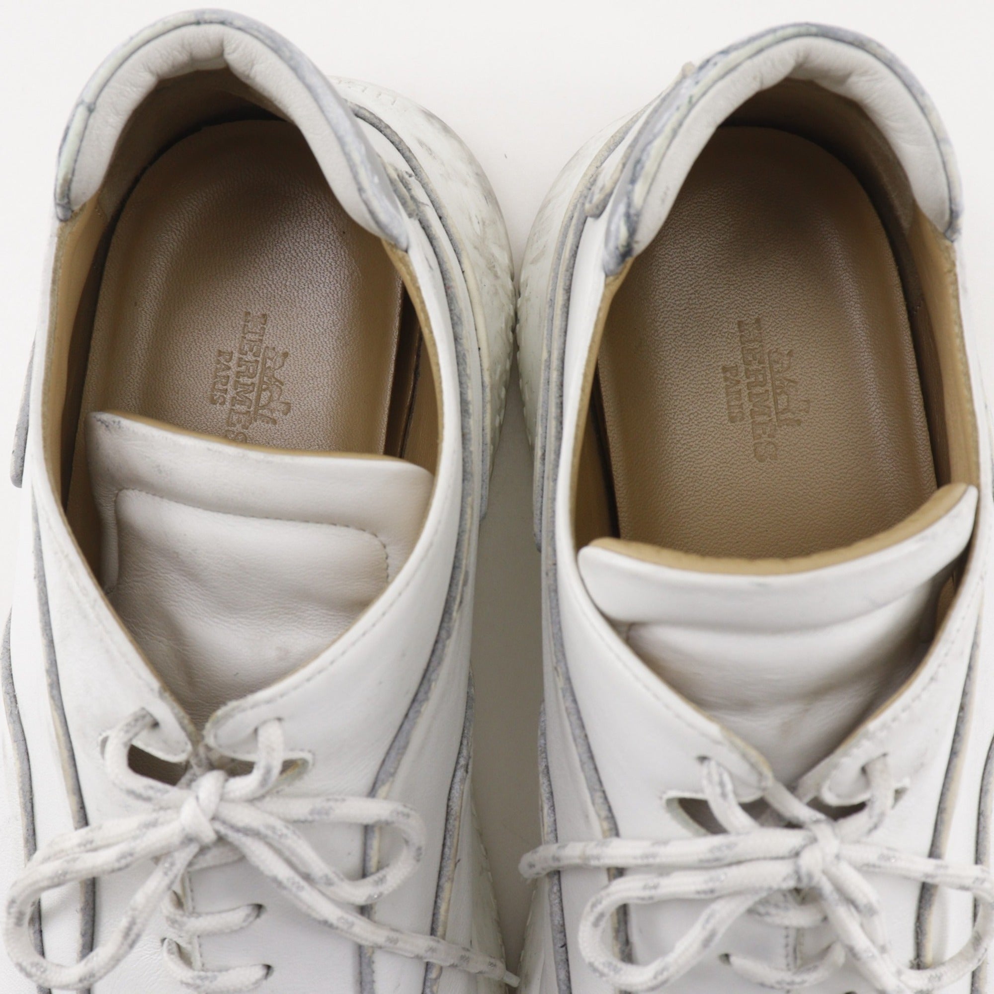 Hermes White Sneakers (Pre-Owned)