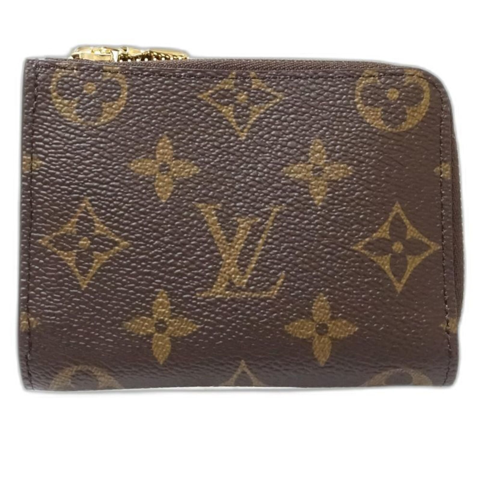 Louis Vuitton Brown Canvas Coin Purse/Coin Case (Pre-Owned)