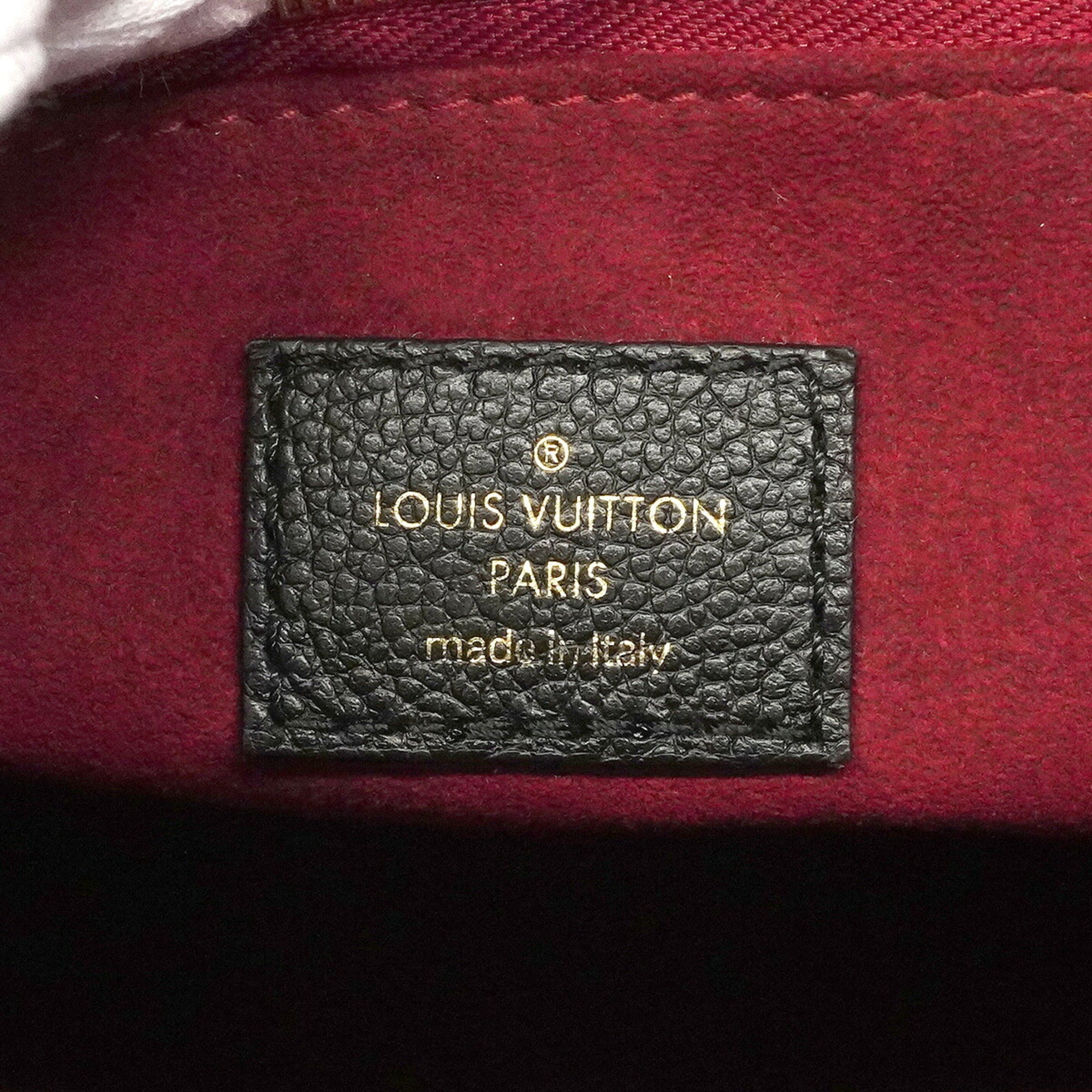 Louis Vuitton Beige Black Handbag (Pre-Owned)