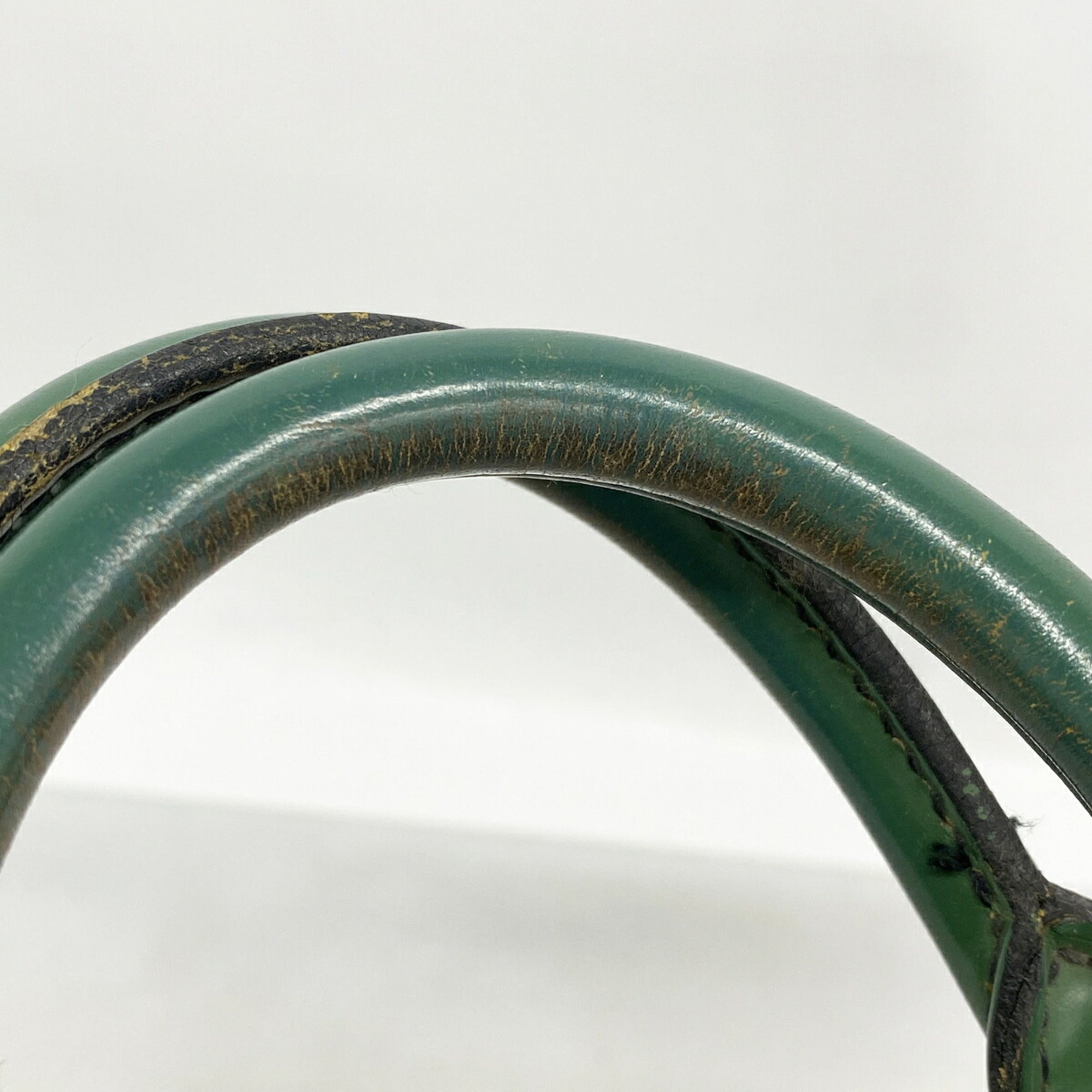 Louis Vuitton Borneo Green Handbag (Pre-Owned)