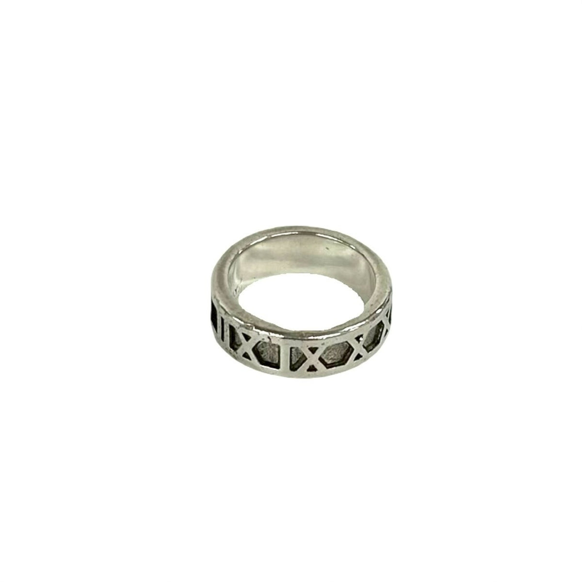 Tiffany Silver Silver 925 Band Ring (Pre-Owned)