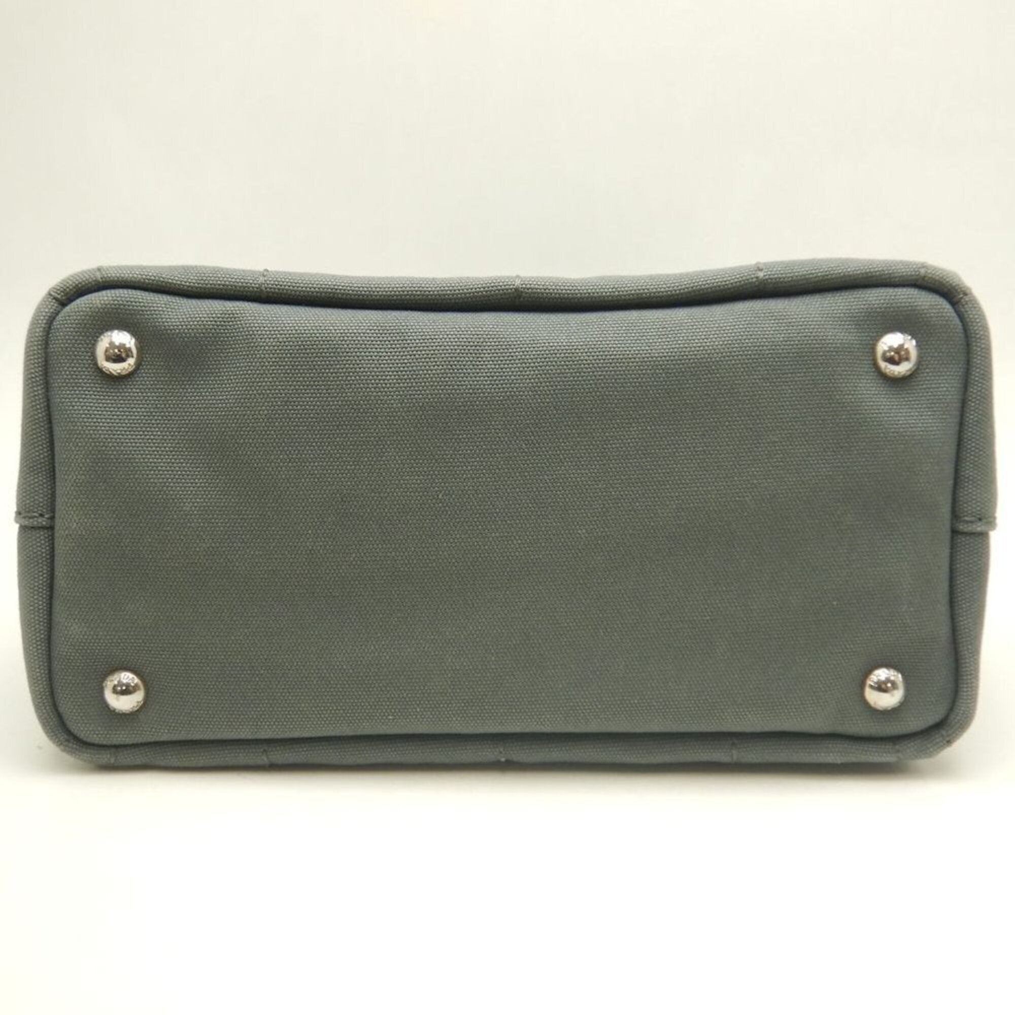 Prada Canapa Ardesia Canvas Tote Bag (Pre-Owned)