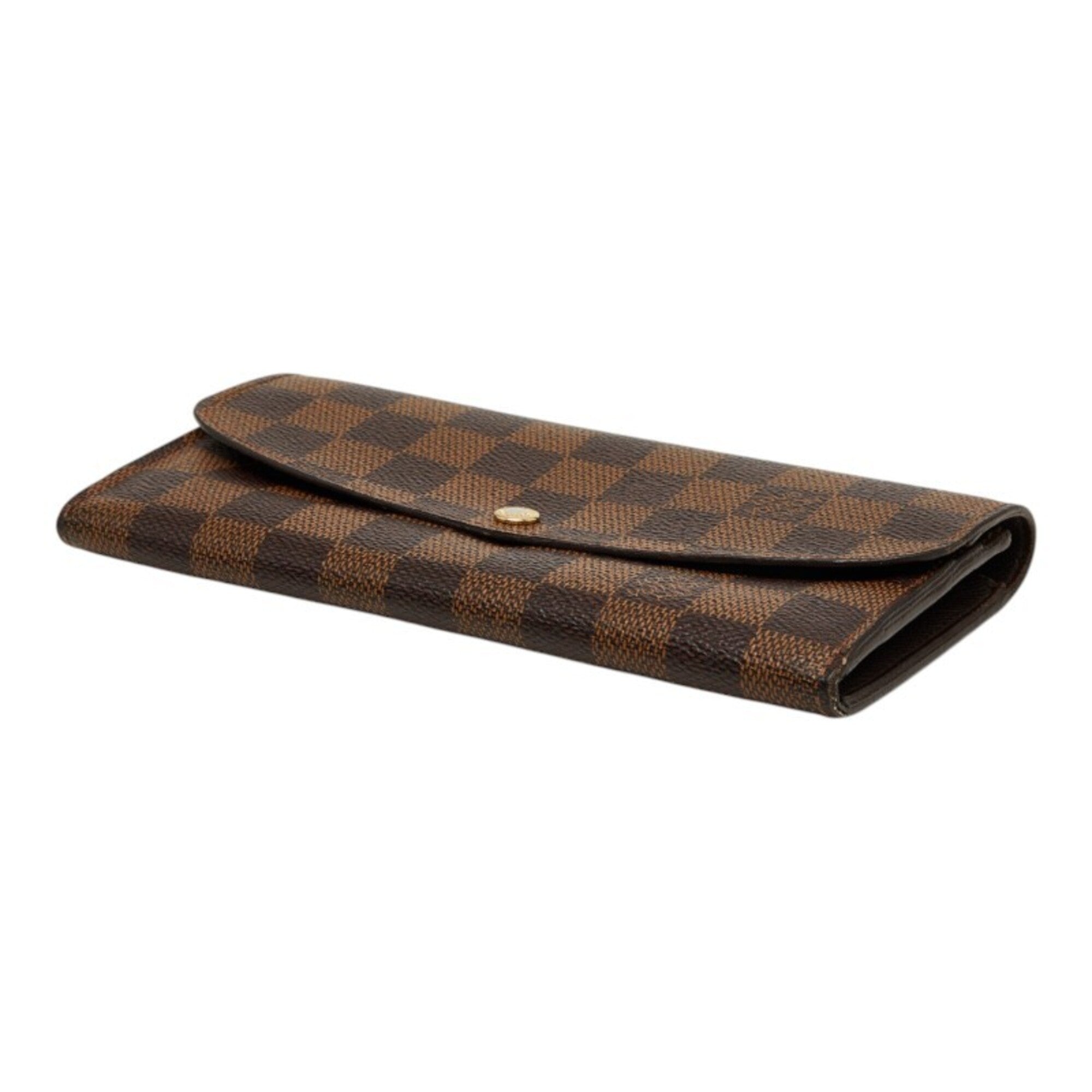 Louis Vuitton Brown Damier Canvas Pvc Coin Purse/Coin Case (Pre-Owned)