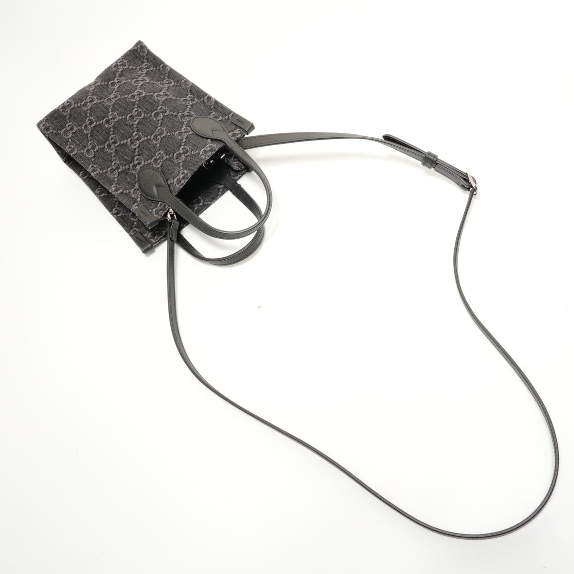 Gucci Black Denim Handbag (Pre-Owned)