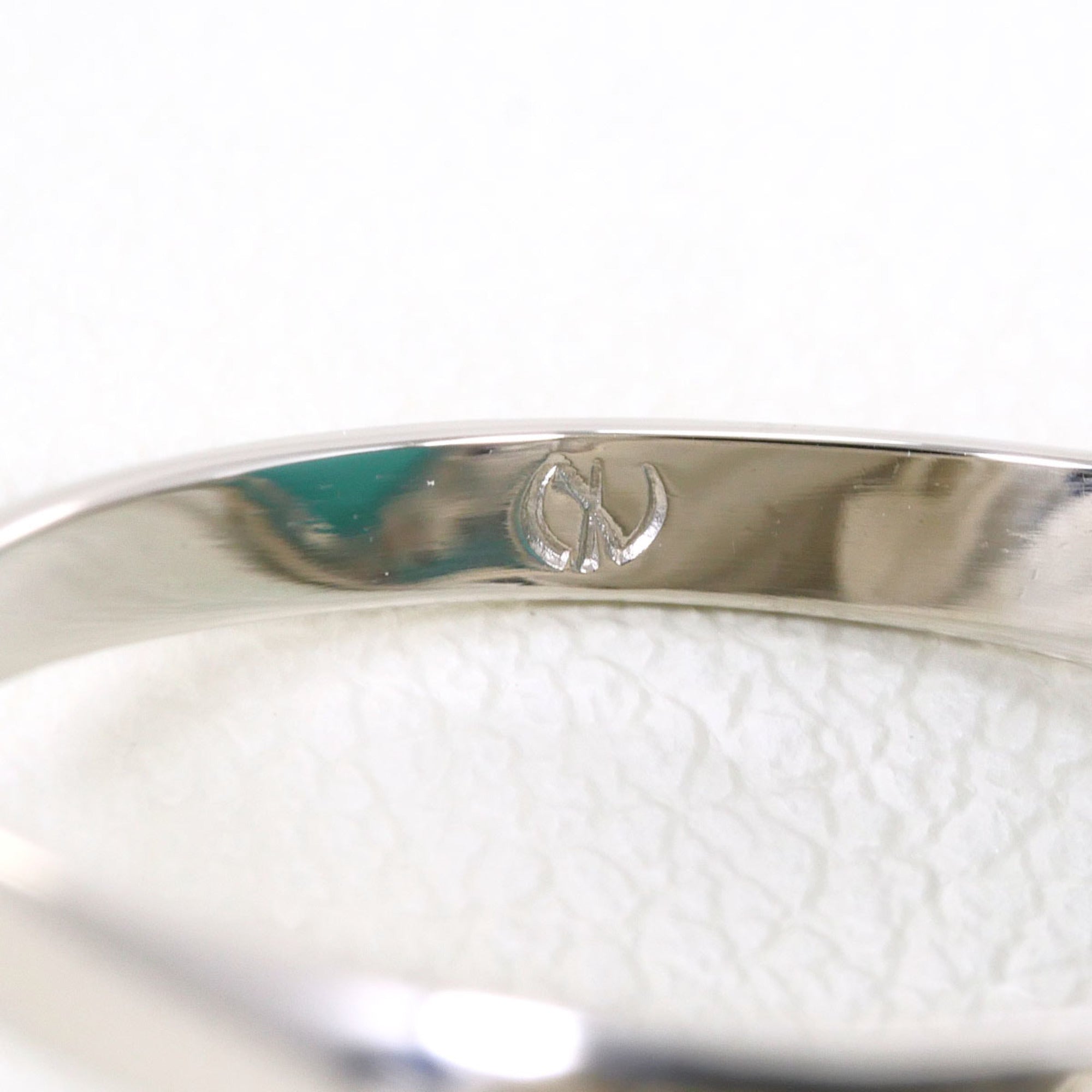 Unbranded Platinum Turquoise Platinum 900 Band Ring (Pre-Owned)