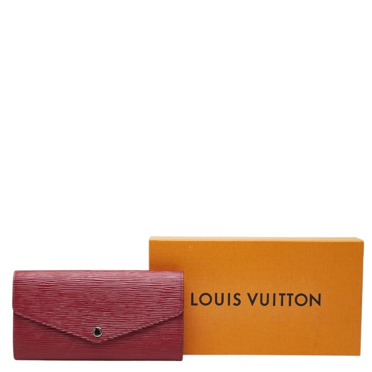 Louis Vuitton Fuchsia Pink Leather Long Wallet (Bi-Fold) (Pre-Owned)