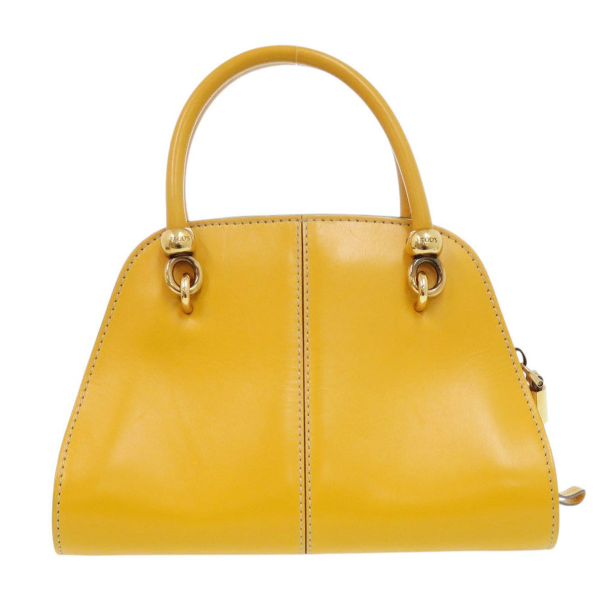 Tod's Yellow Leather Handbag (Pre-Owned)