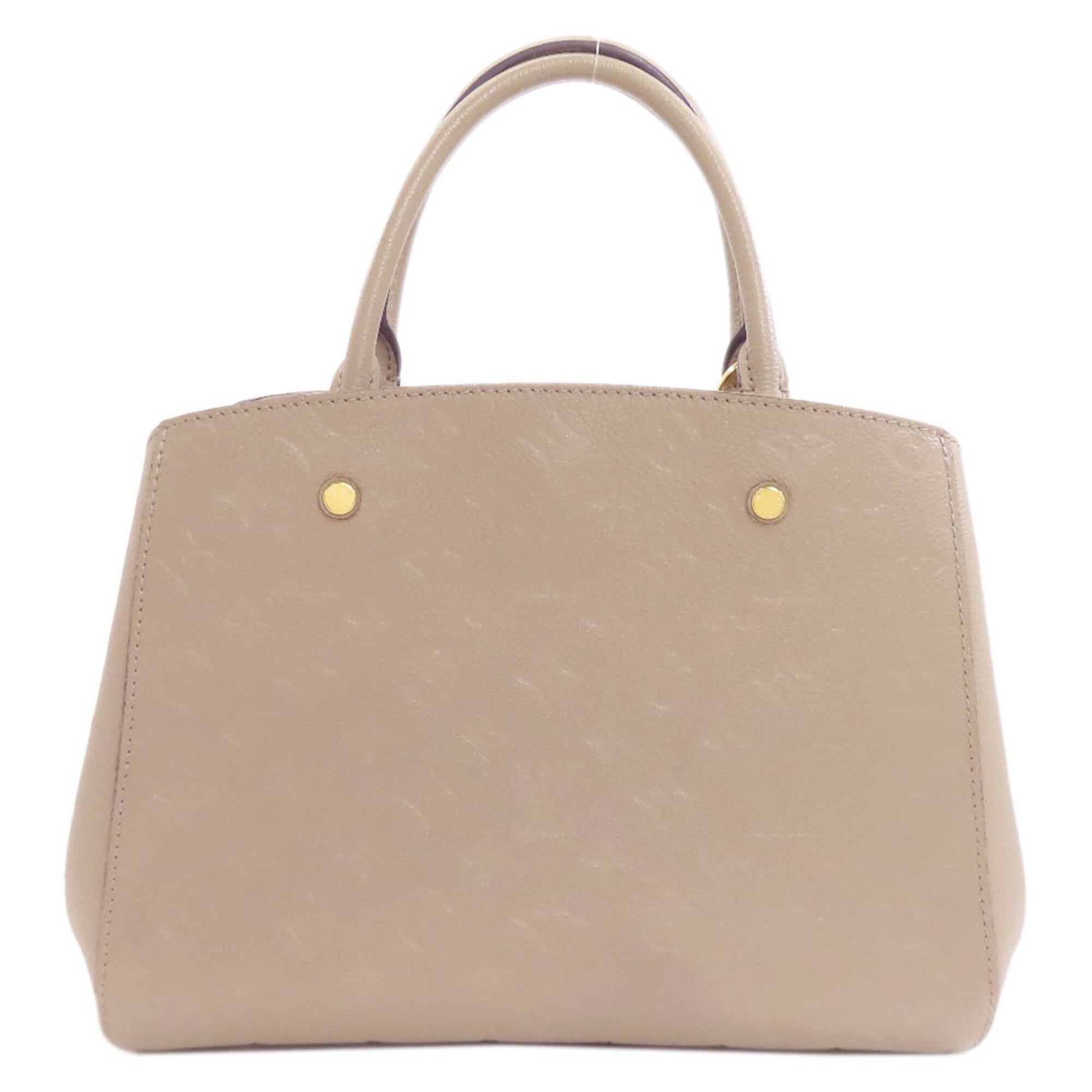 Louis Vuitton Taupe Monogram Empreinte Handbag (Pre-Owned)