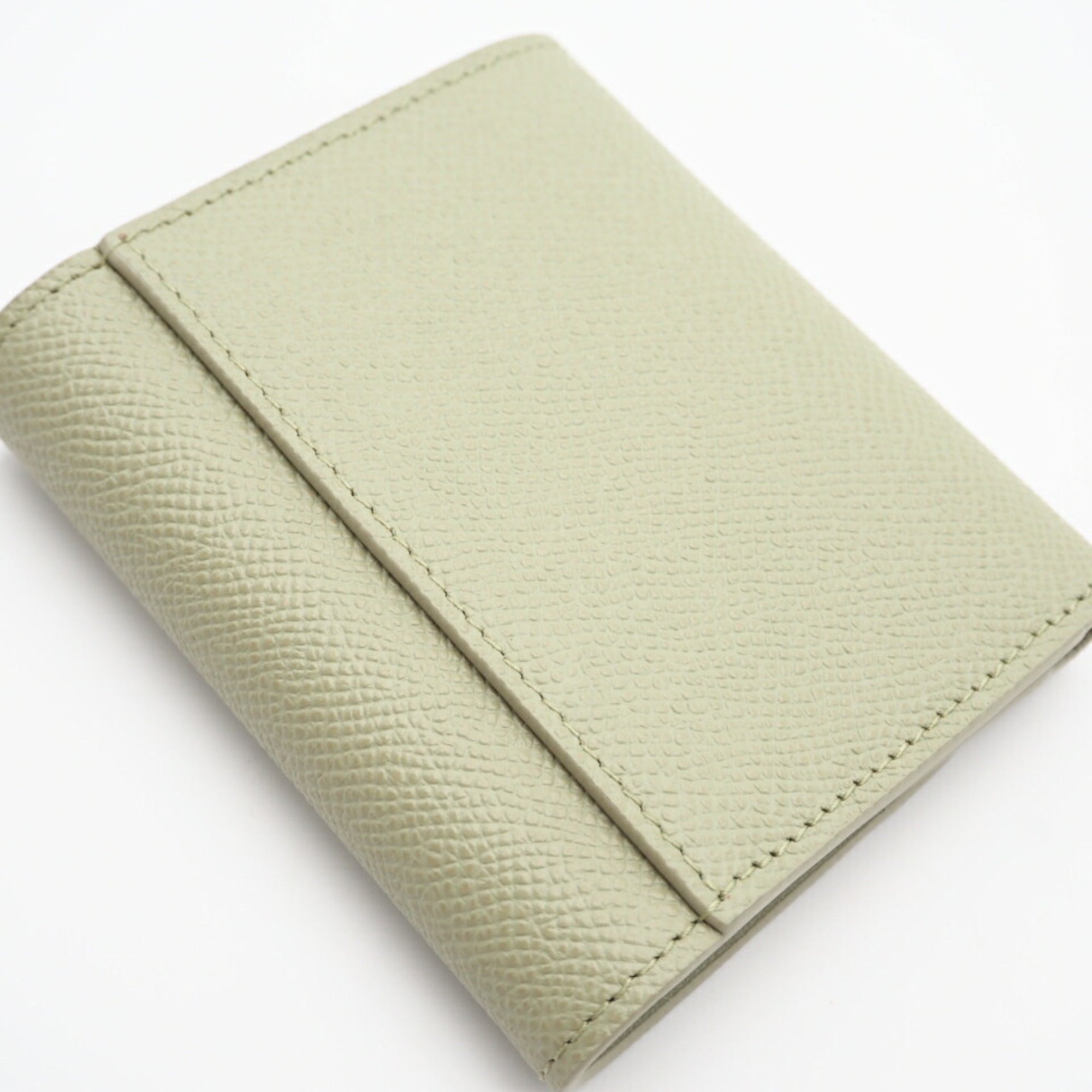 Christian Dior Green Leather Wallet (Tri-Fold) (Pre-Owned)