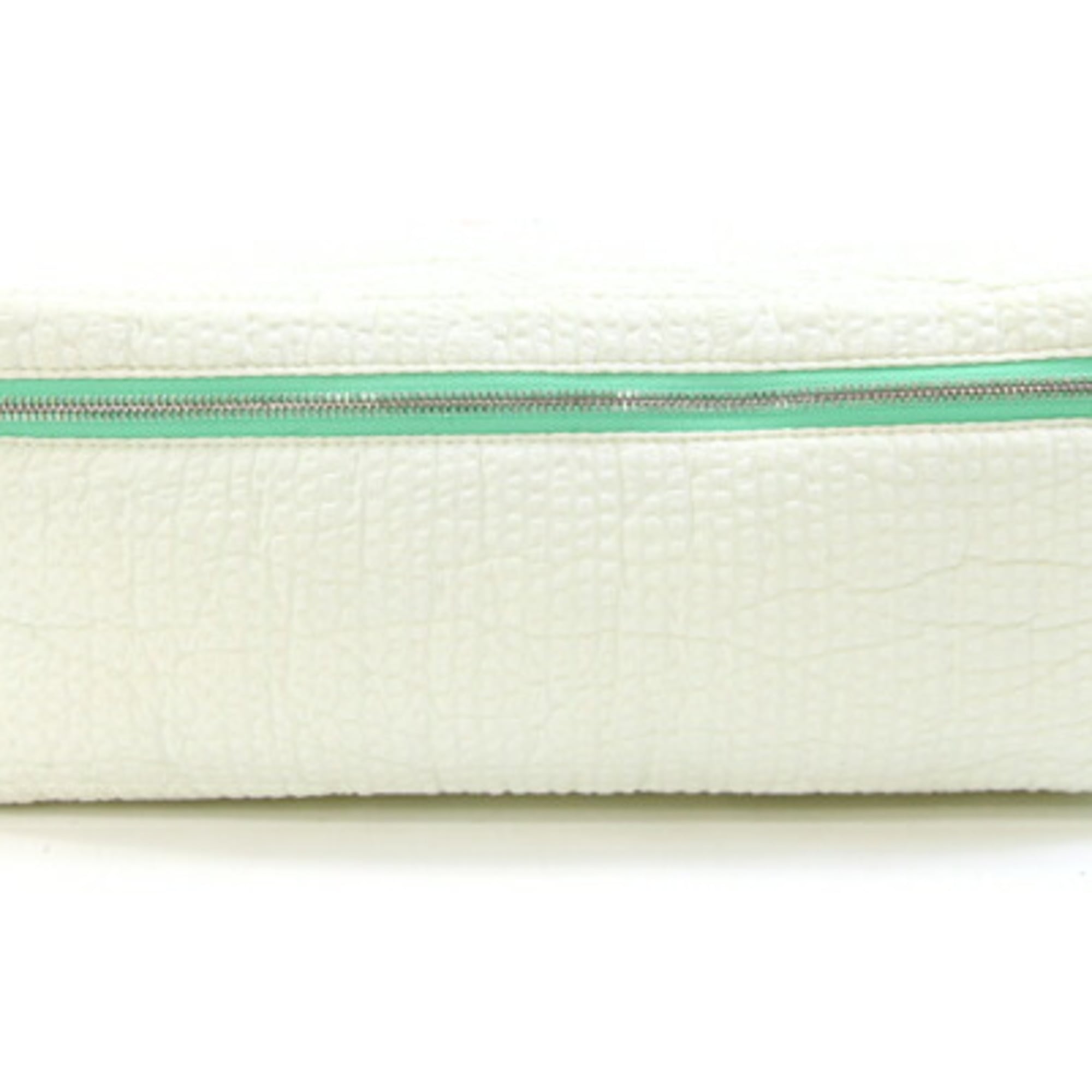 Hermes Green Vert Cotton Pouch (Pre-Owned)