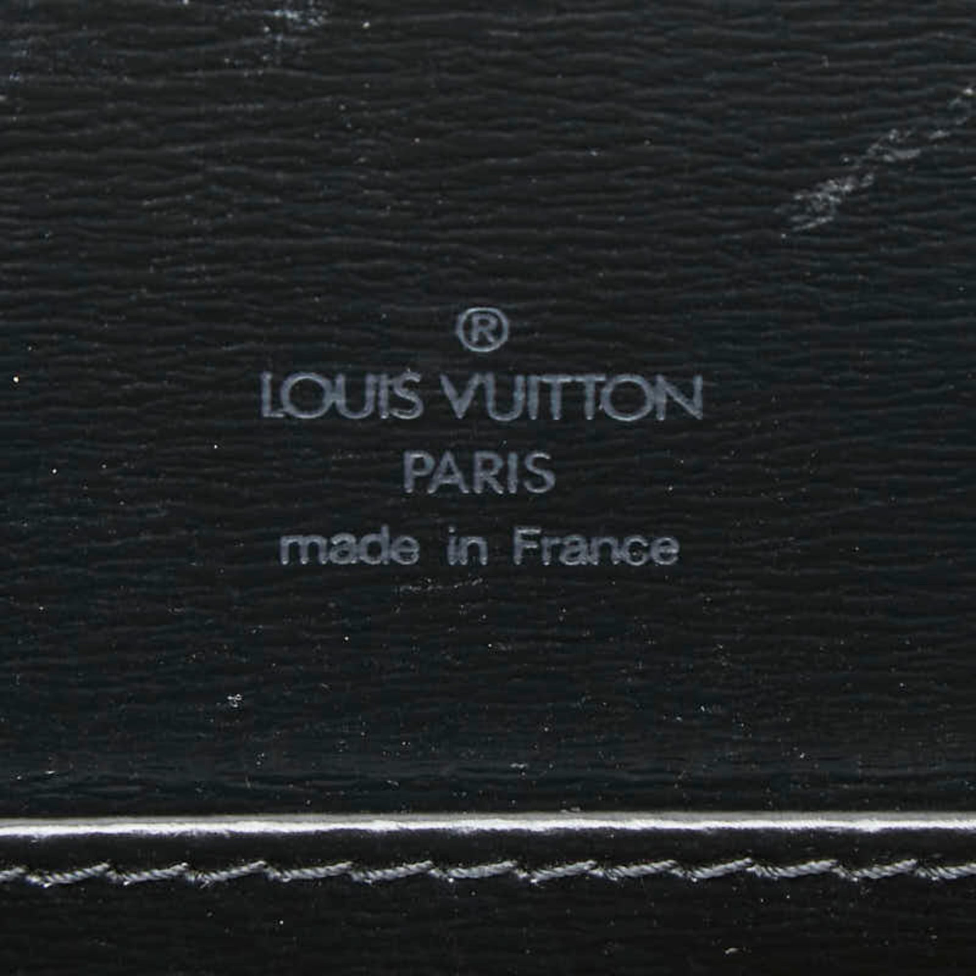 Louis Vuitton Black Noir Leather Shoulder Bag (Pre-Owned)