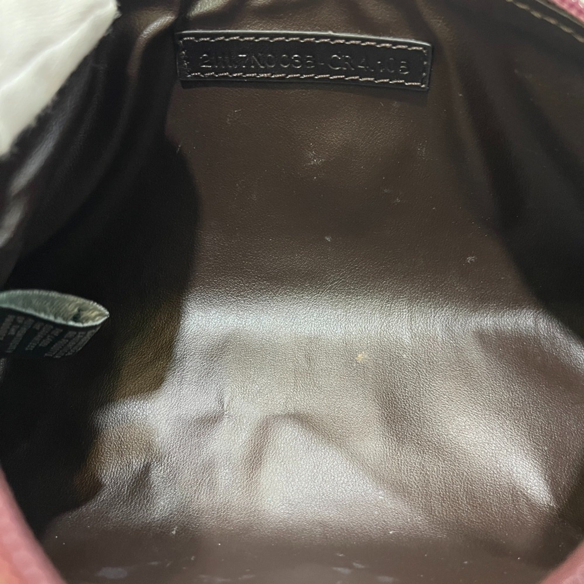 Fendi Zucca Brown Pvc Handbag Pouch (Pre-Owned)