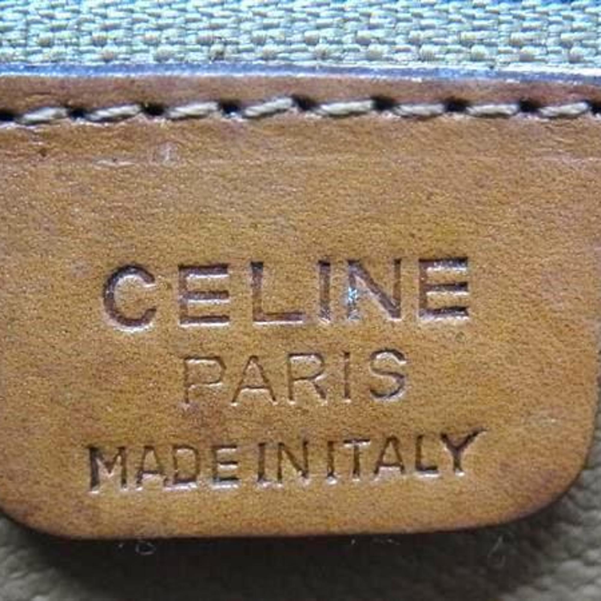 Celine Brown Pvc Leather Pochette Shoulder Bag (Pre-Owned)