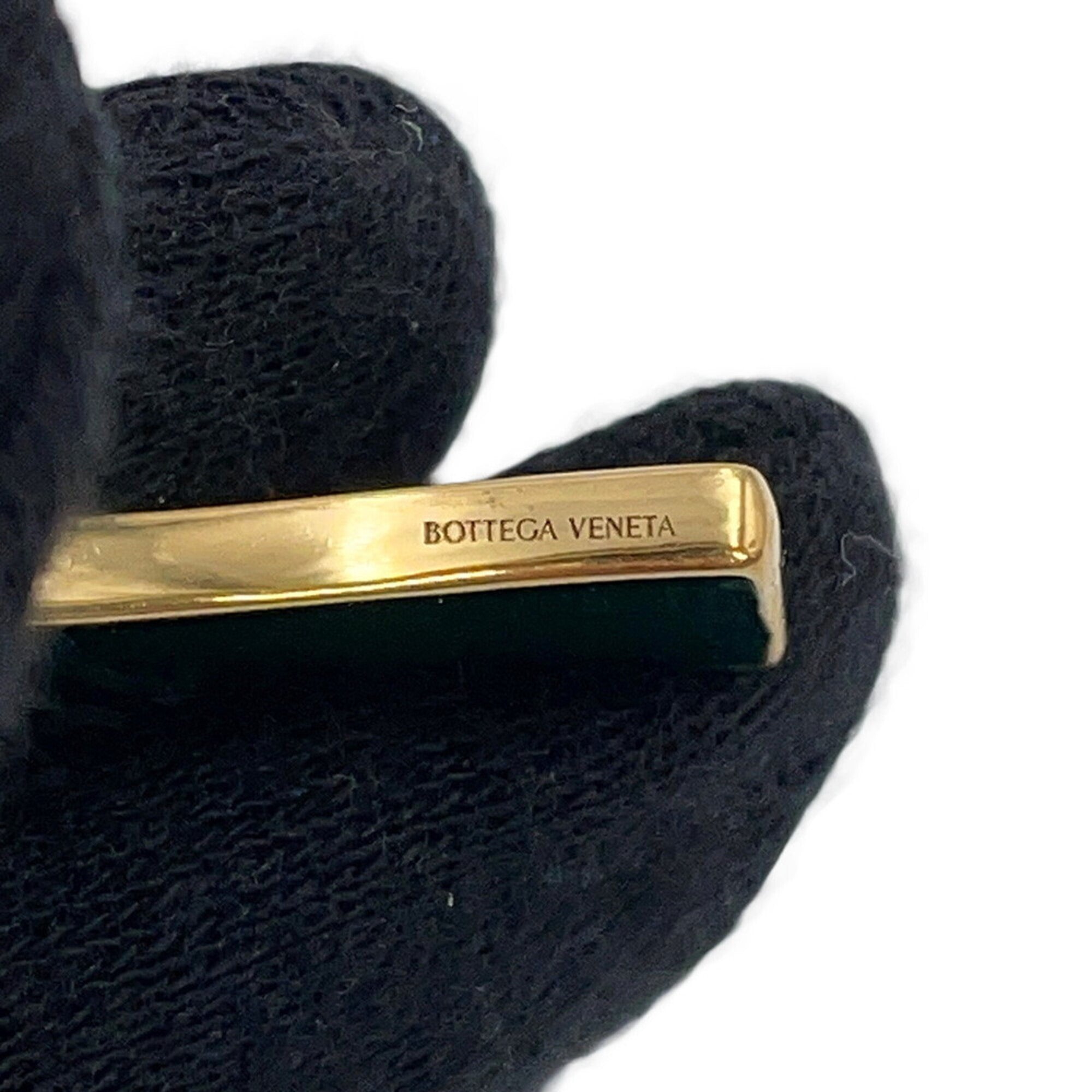 Bottega Veneta Green Enamel Silver 925 Charm Bracelet (Pre-Owned)