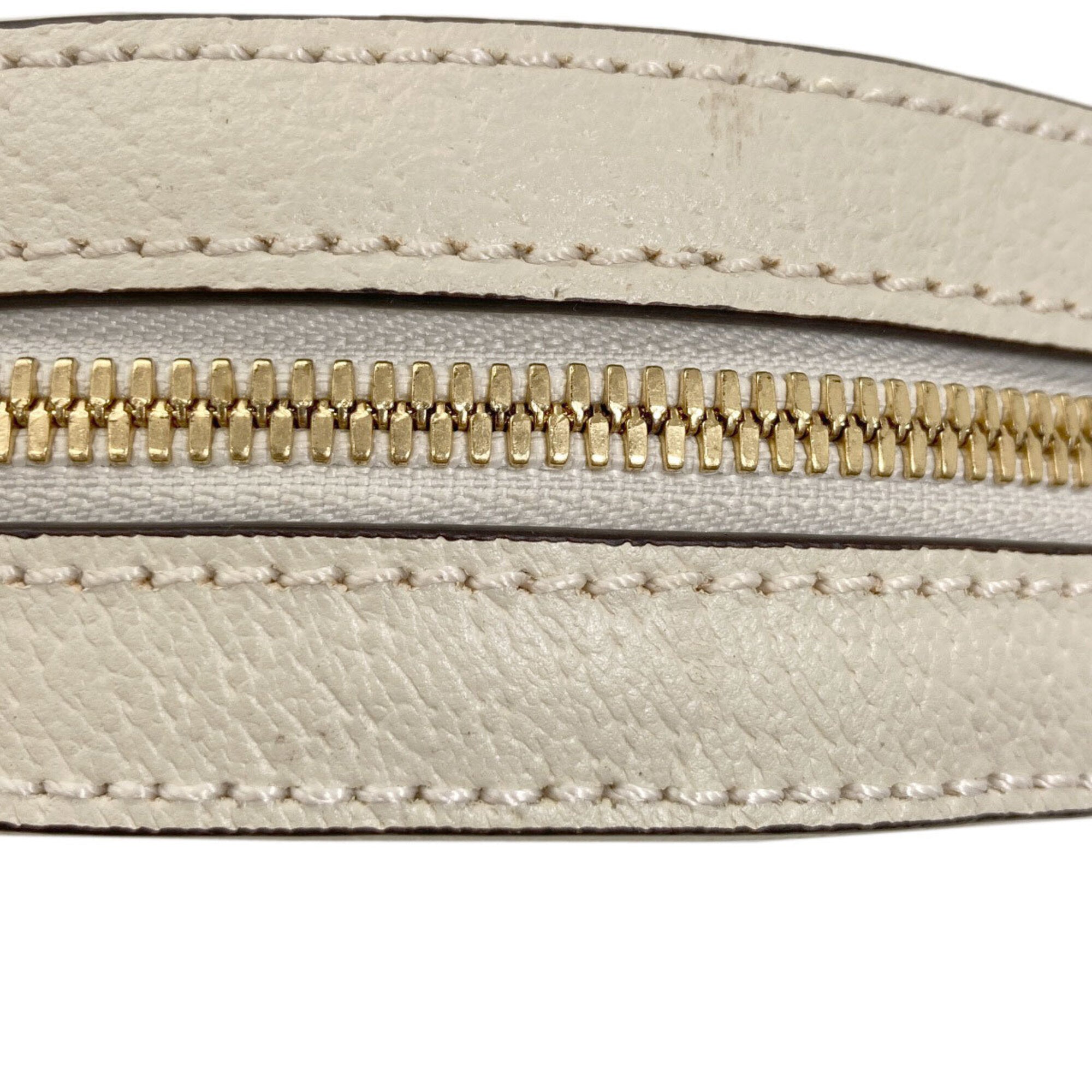 Gucci White Leather Shoulder Bag (Pre-Owned)