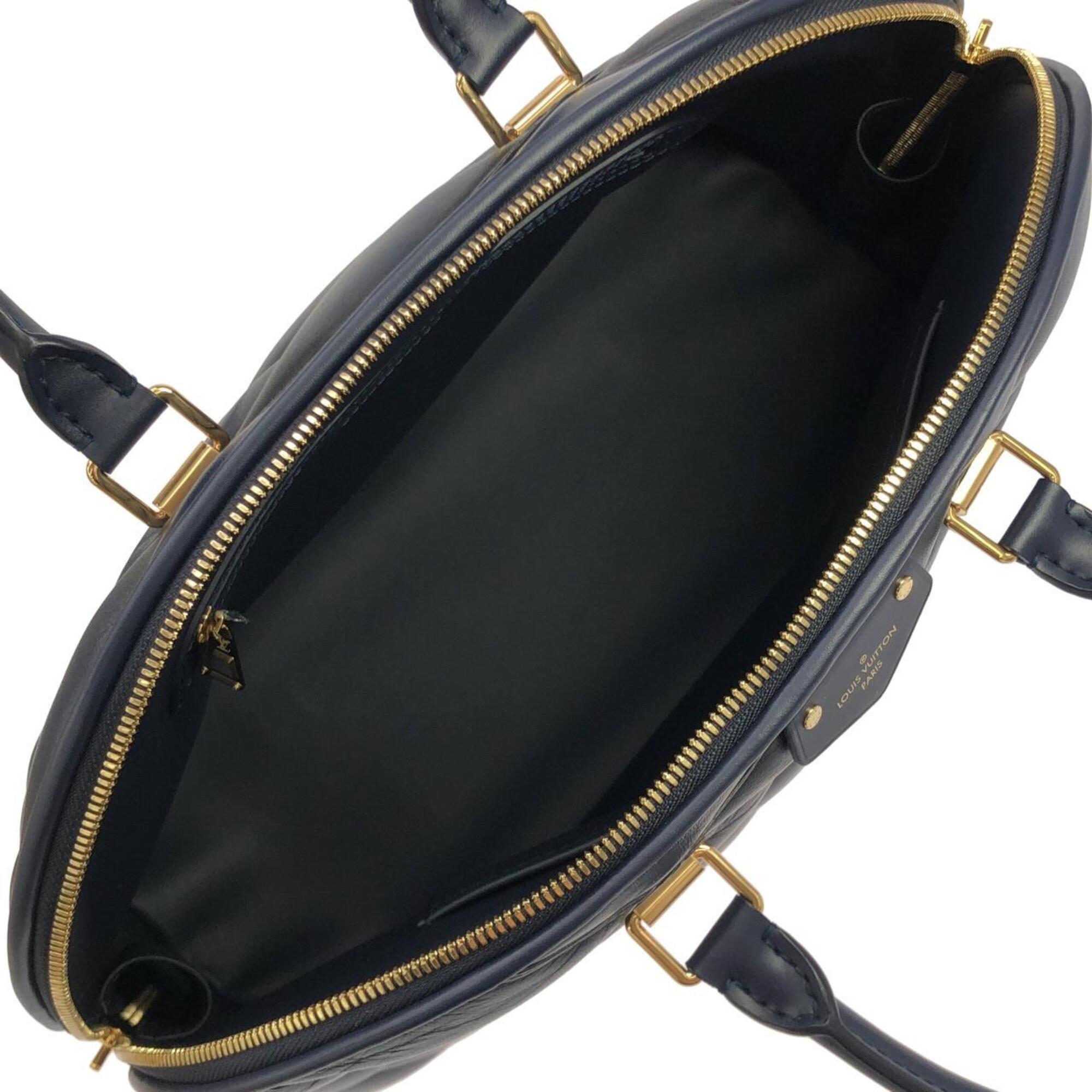 Louis Vuitton Blue Leather Handbag (Pre-Owned)