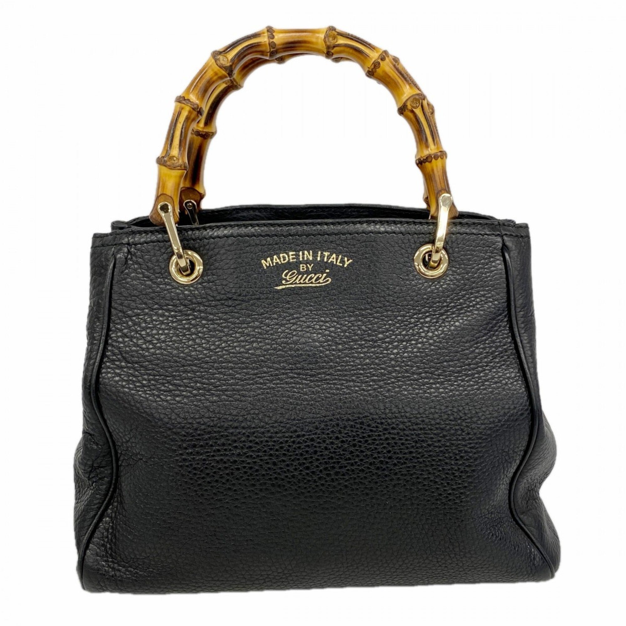 Gucci Black Leather Handbag (Pre-Owned)