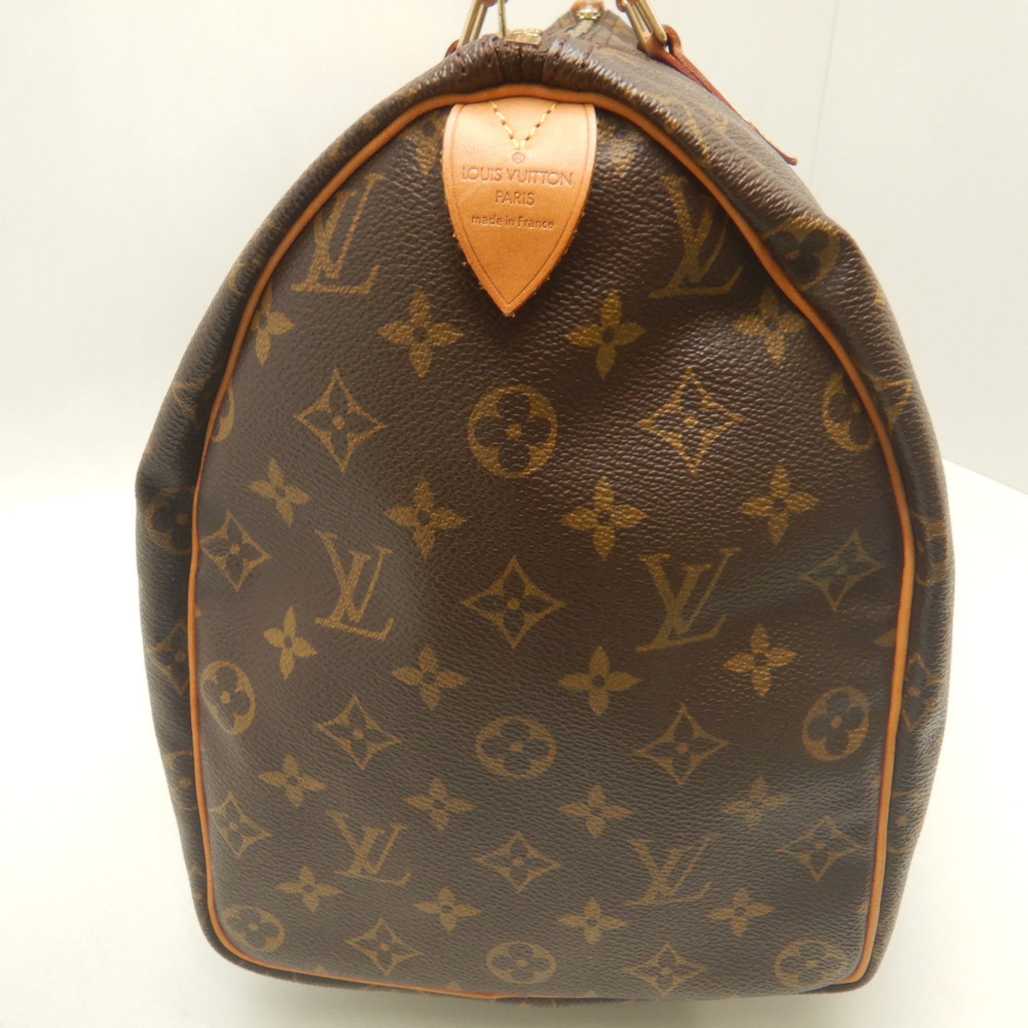 Louis Vuitton Brown Monogram Canvas Boston Bag Handbag (Pre-Owned)