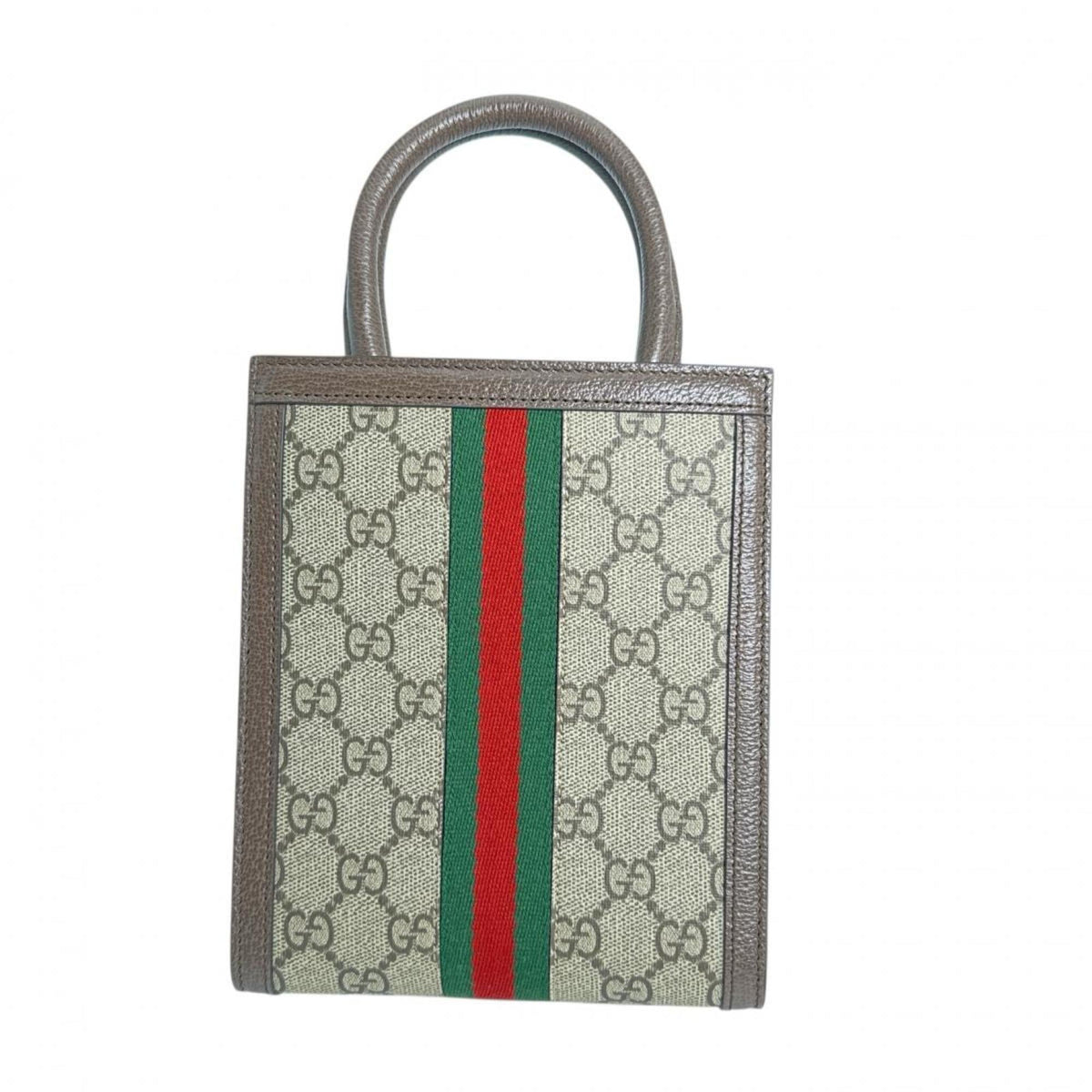 Gucci Beige Gg Canvas Shoulder Bag (Pre-Owned)