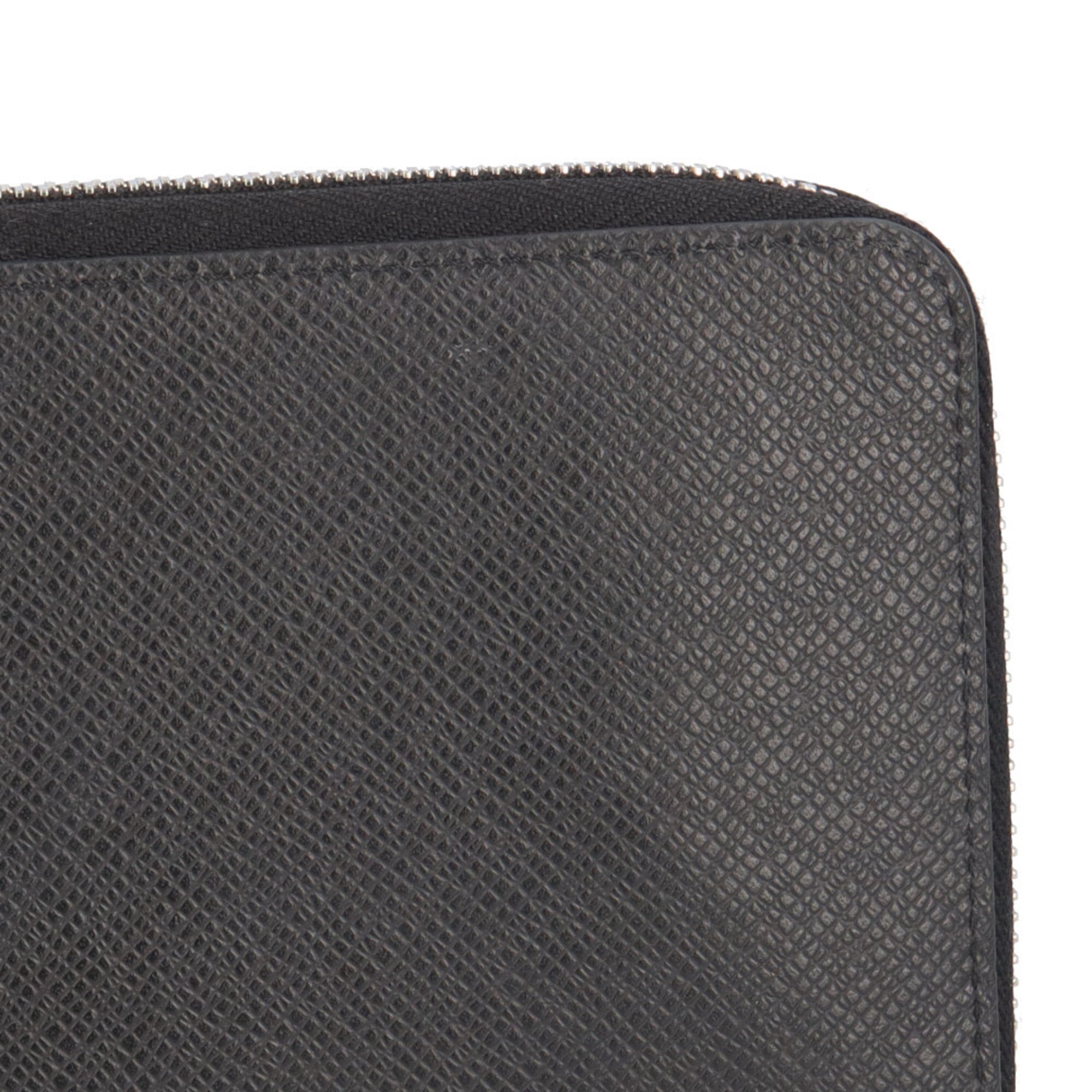 Louis Vuitton Black Or Taiga Leather Coin Purse/Coin Case (Pre-Owned)