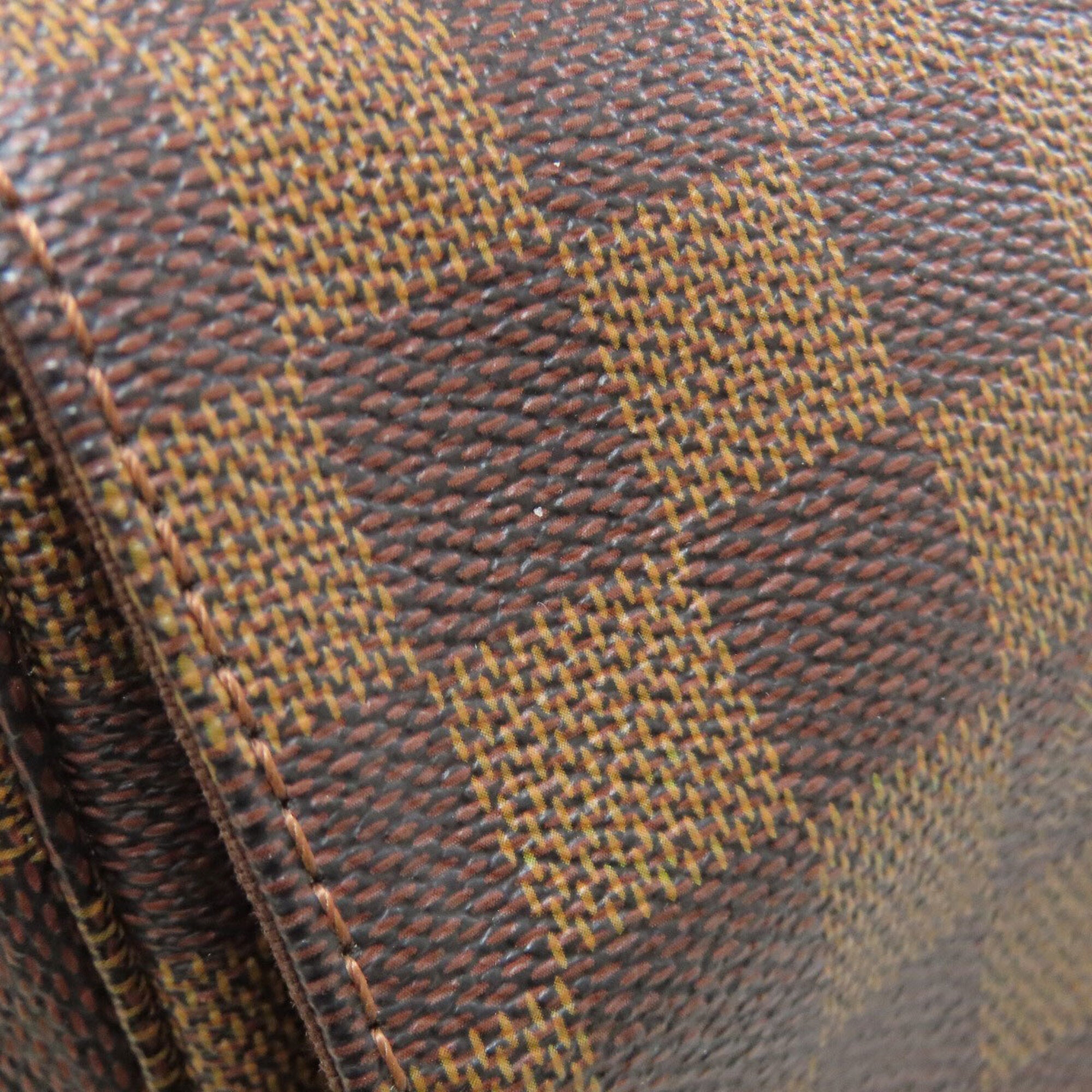 Louis Vuitton Brown Damier Canvas Ebene Damier Canvas Shoulder Bag (Pre-Owned)