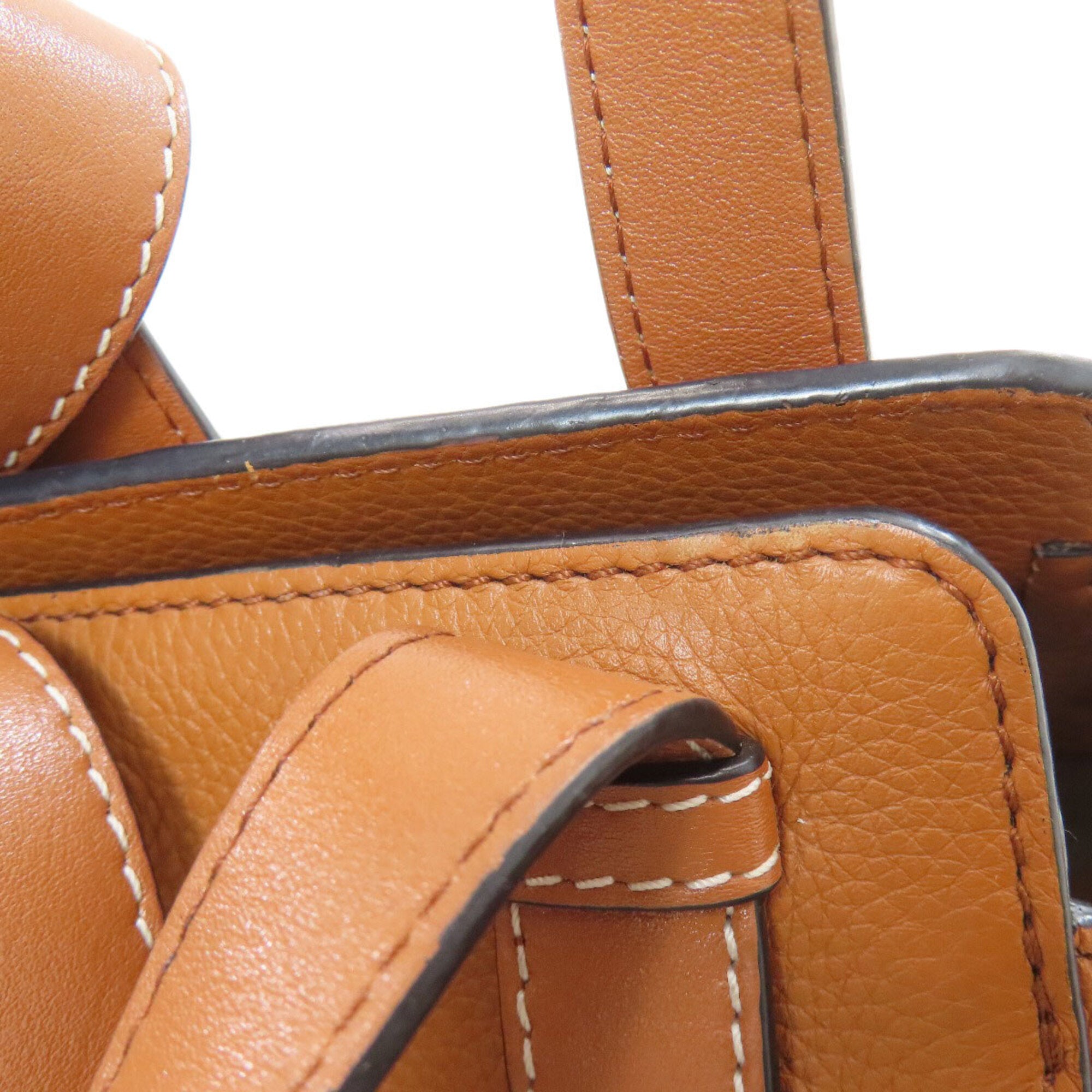 Loewe Brown Leather Handbag (Pre-Owned)