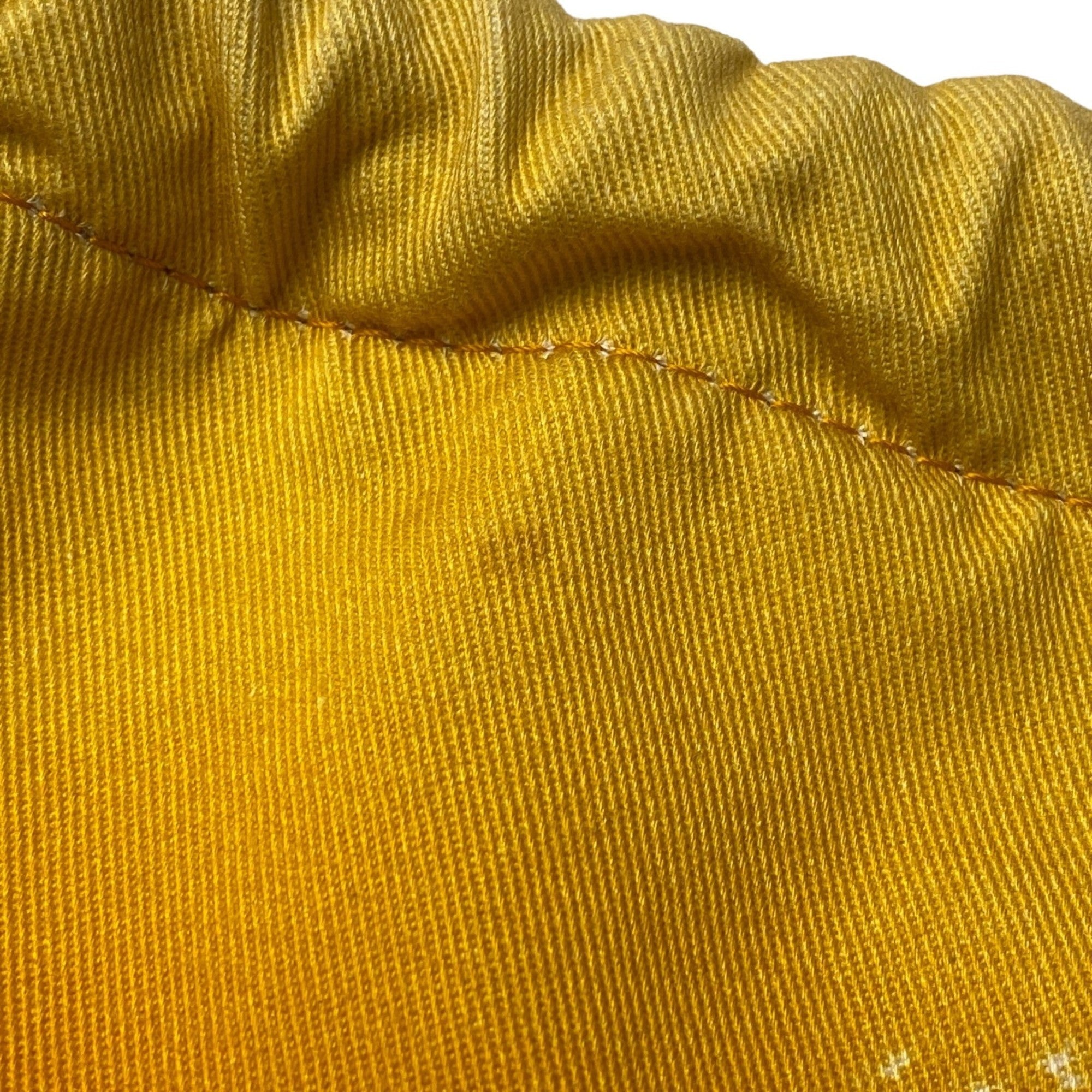 Loewe Orange Yellow Cotton Leather Pouch (Pre-Owned)